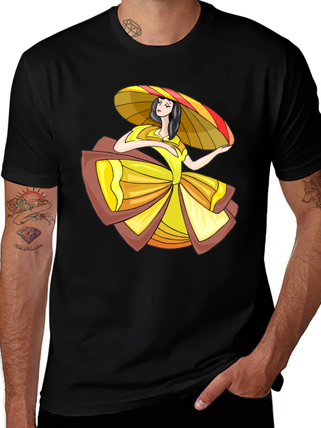 Variant 20 of Whimsical Woman Graphic Tee