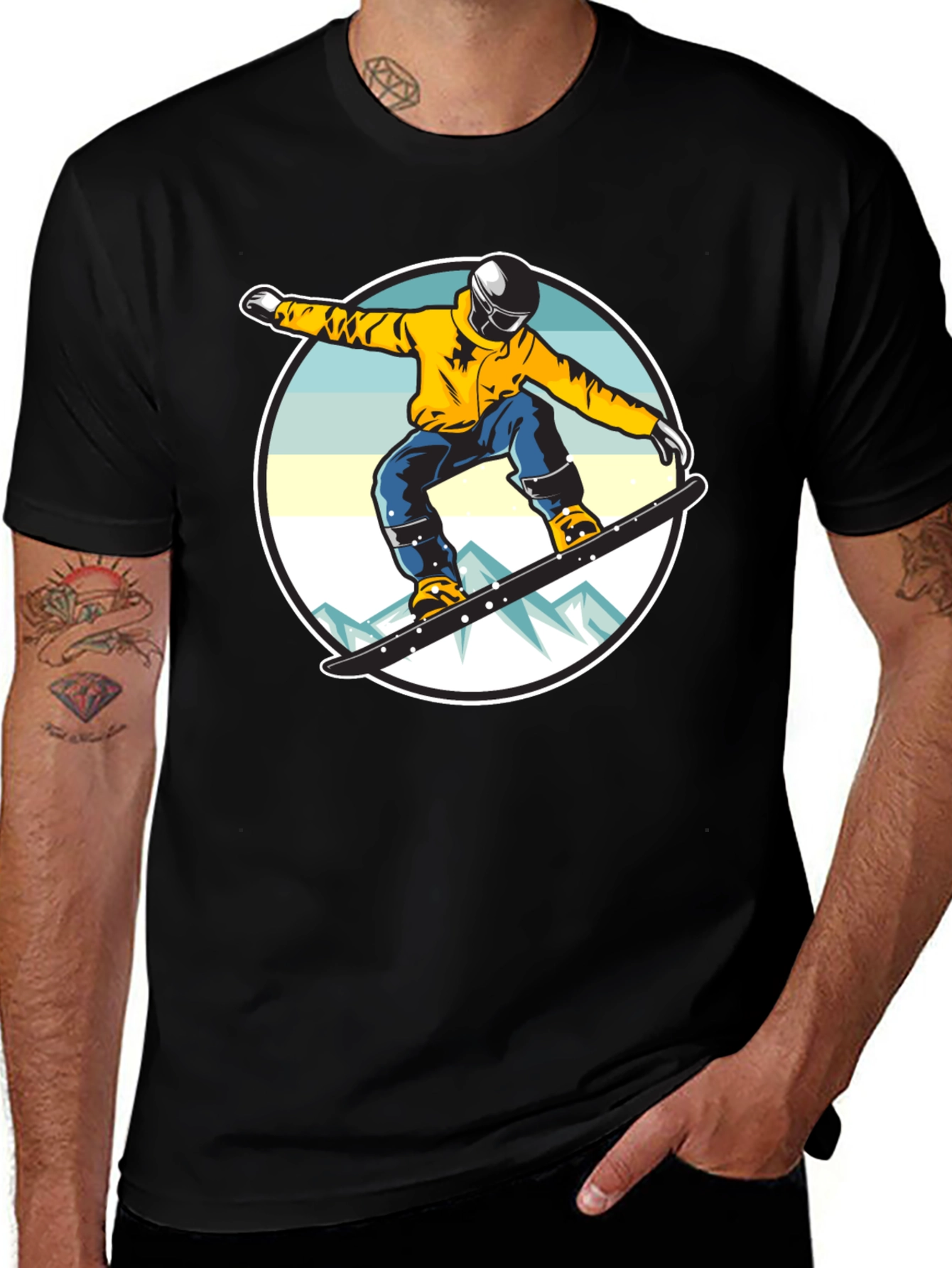 Variant 18 of Snowboarder Graphic Tee