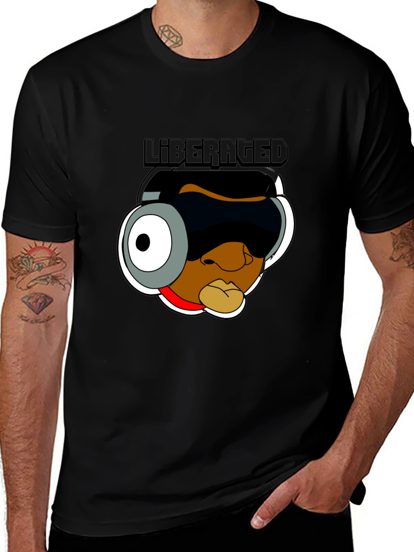 Variant 7 of Liberated Cartoon Graphic T-Shirt