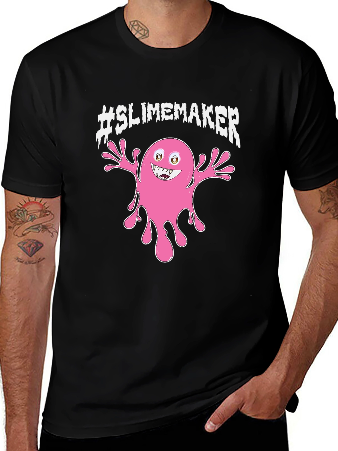 Variant 25 of Slime Maker Graphic Tee - Funny Cartoon Monster Shirt