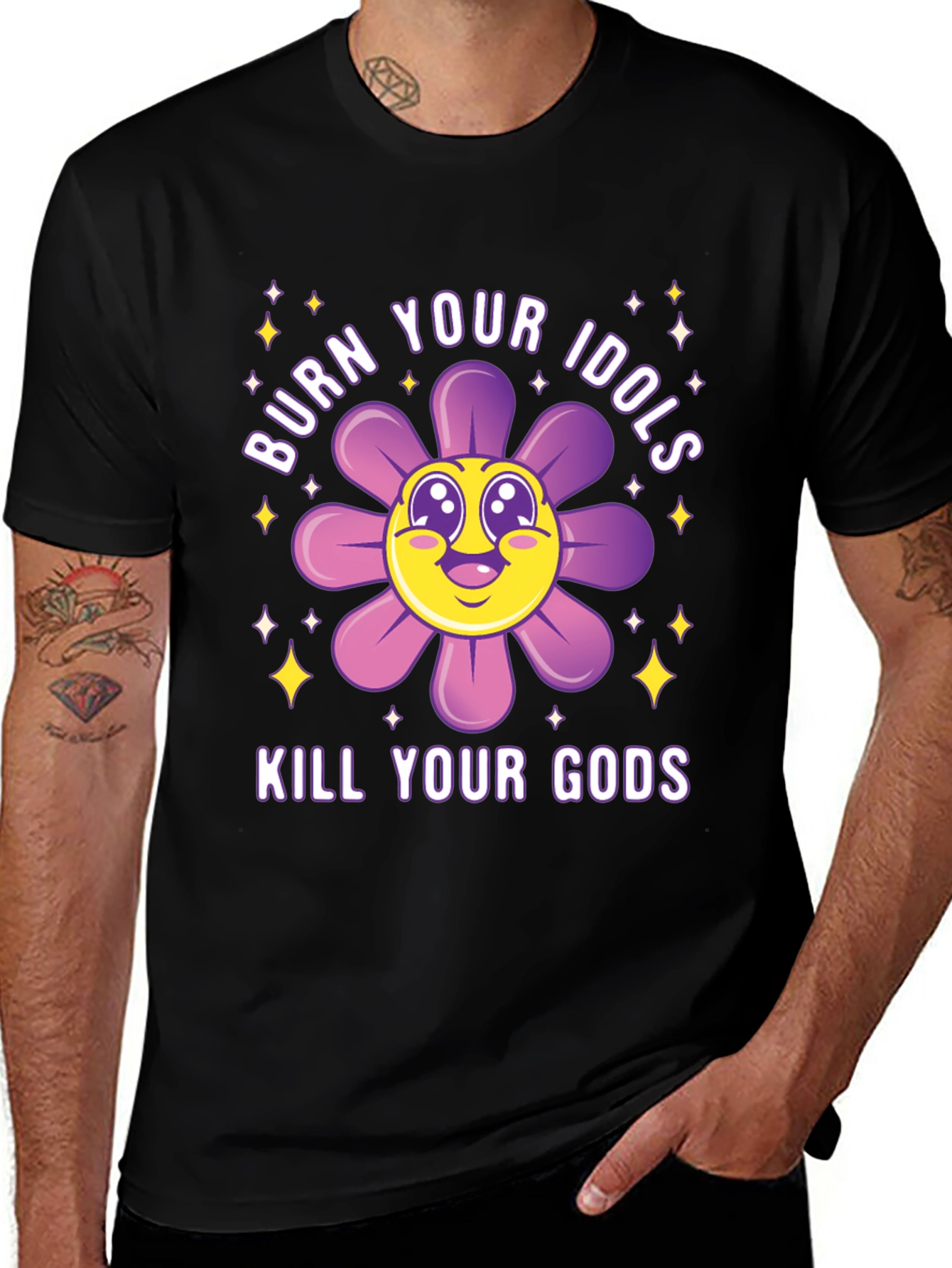 Variant 15 of Burn Your Idols Kill Your Gods T-Shirt