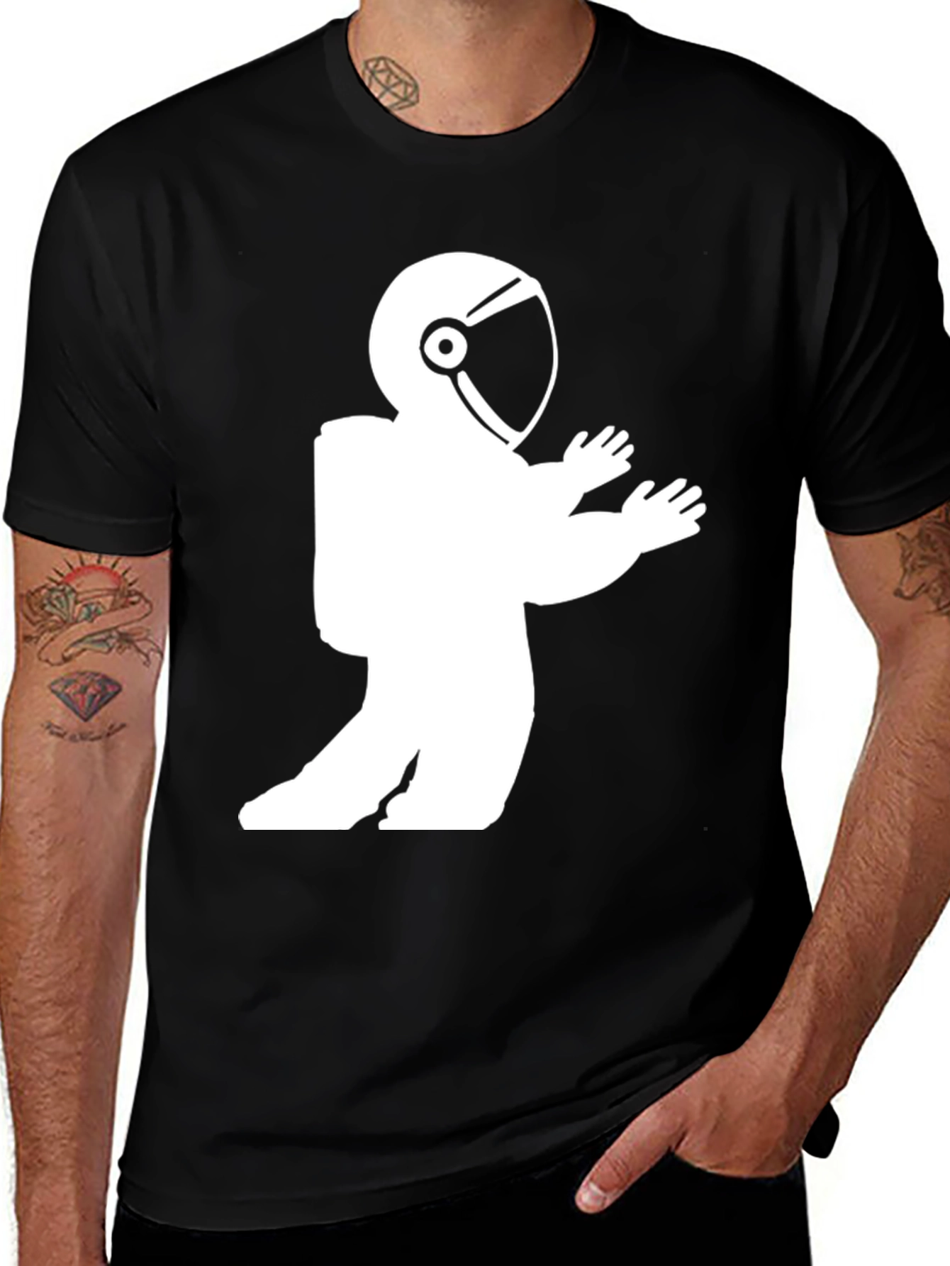 Variant 29 of Astronaut Graphic Tee - Space Explorer T-Shirt