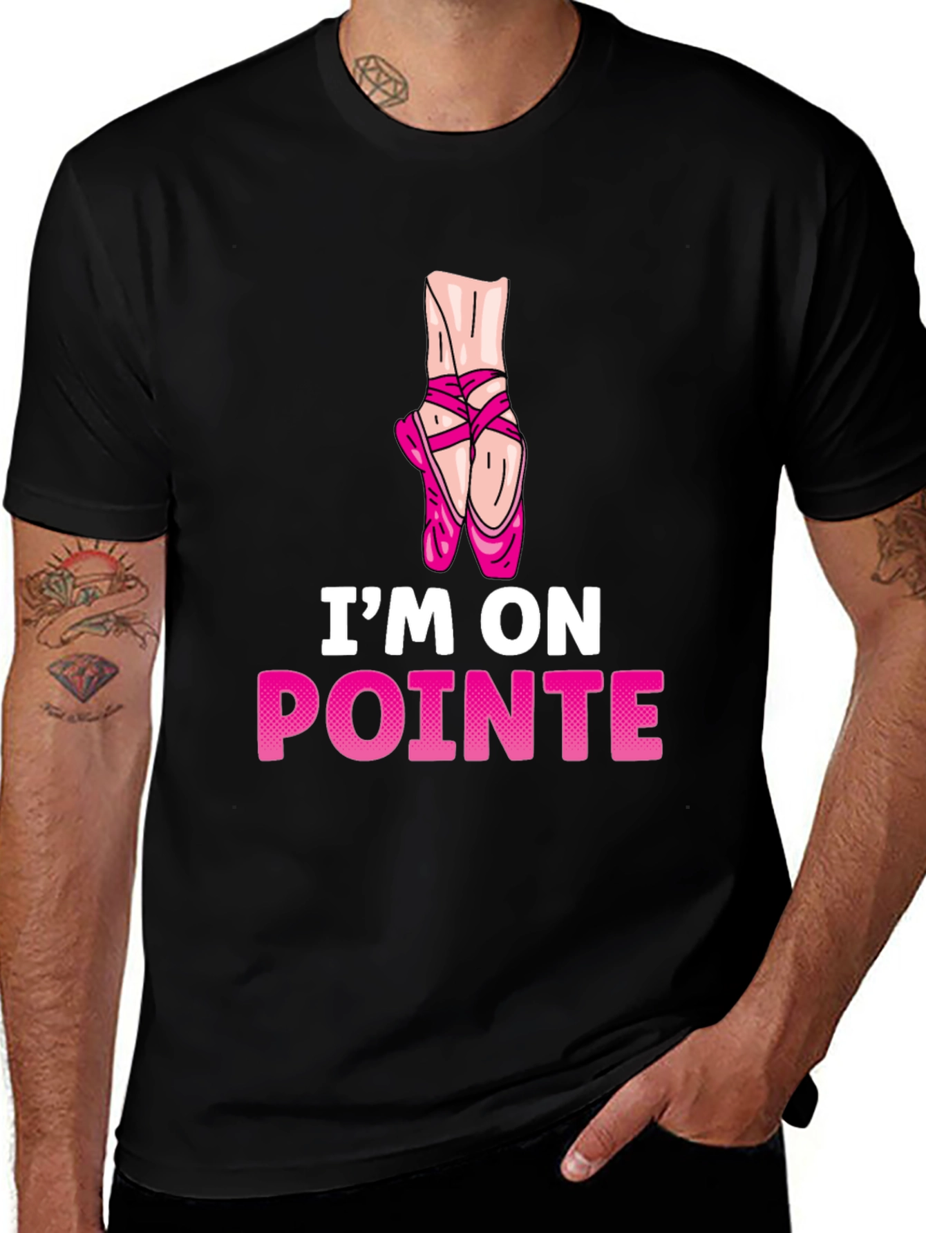 Variant 15 of I'm On Pointe T-Shirt - Ballet Dance Tee