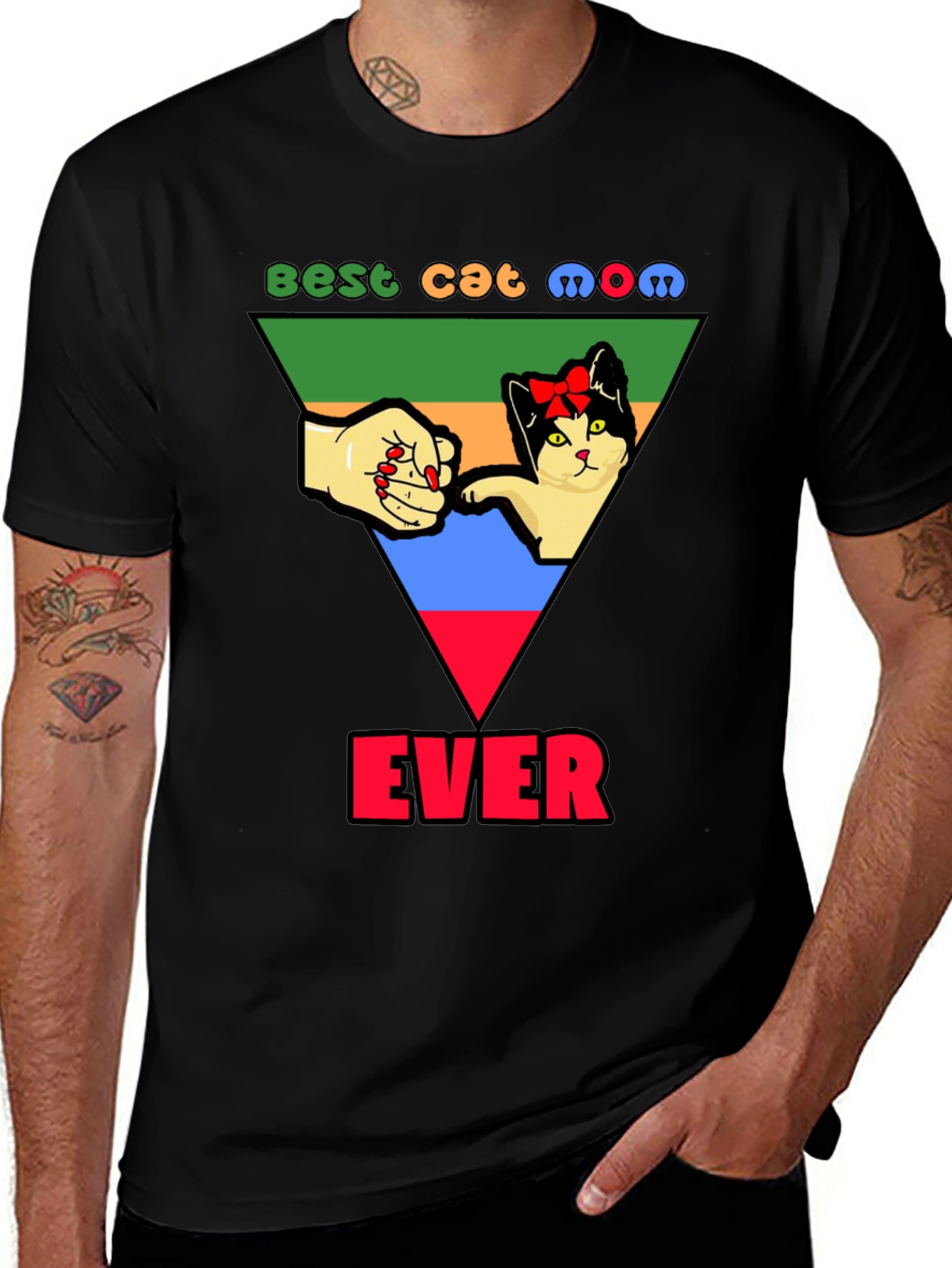 Variant 13 of Best Cat Mom Ever T-Shirt