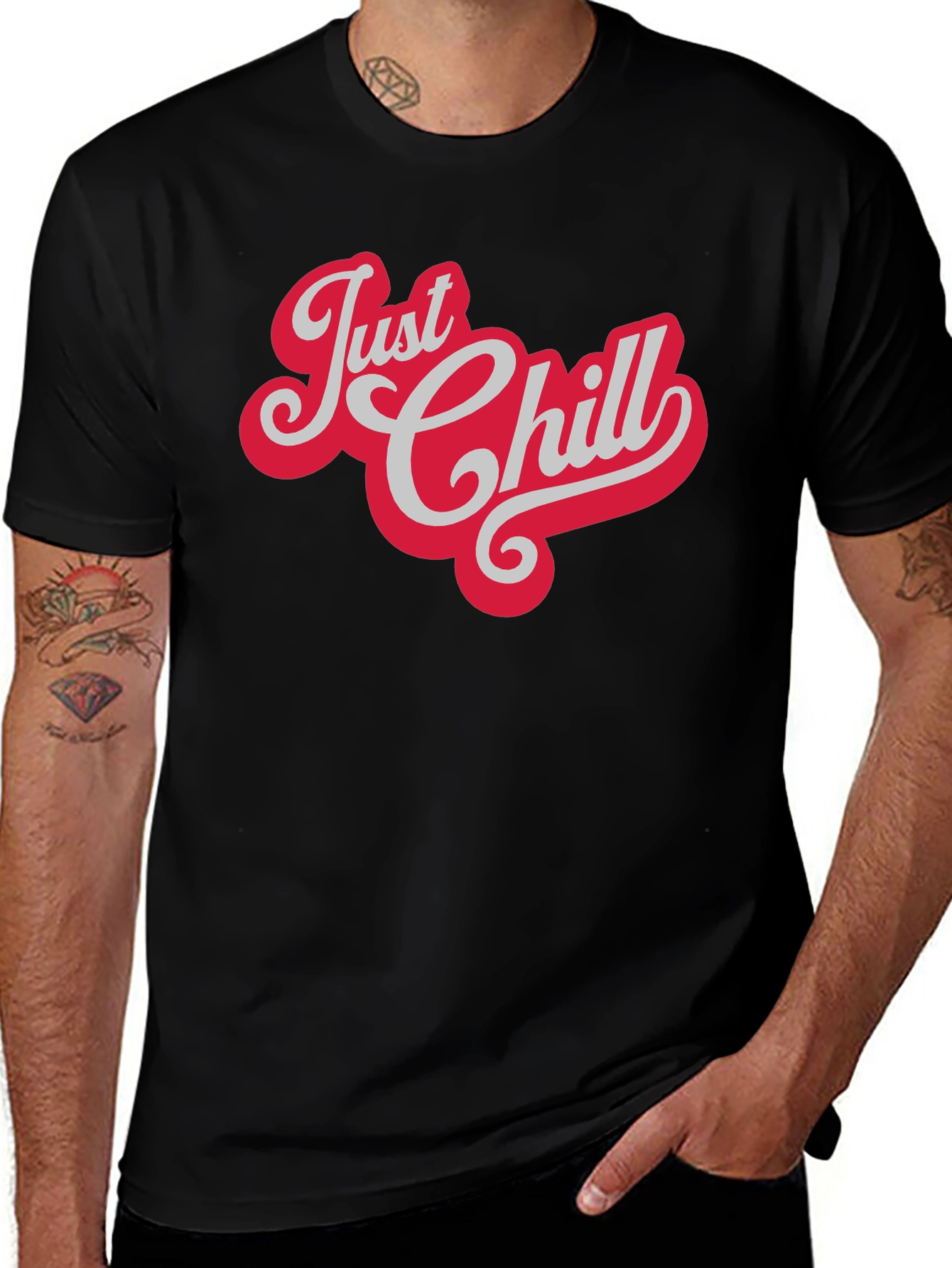 Variant 19 of Just Chill Graphic Tee - Relaxed Comfort, Stylish Design