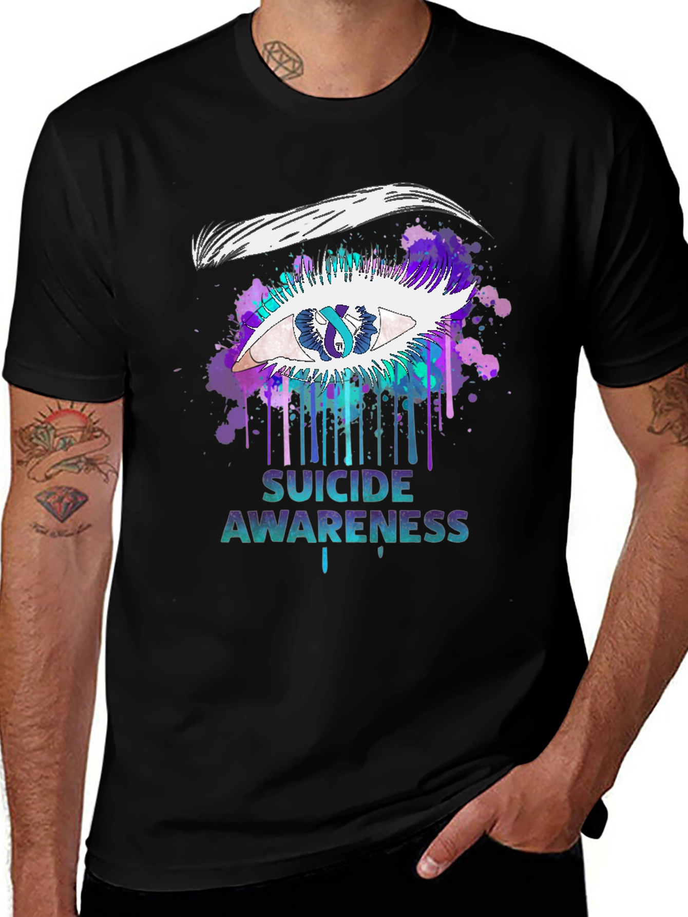 Variant 12 of Suicide Awareness Graphic T-Shirt