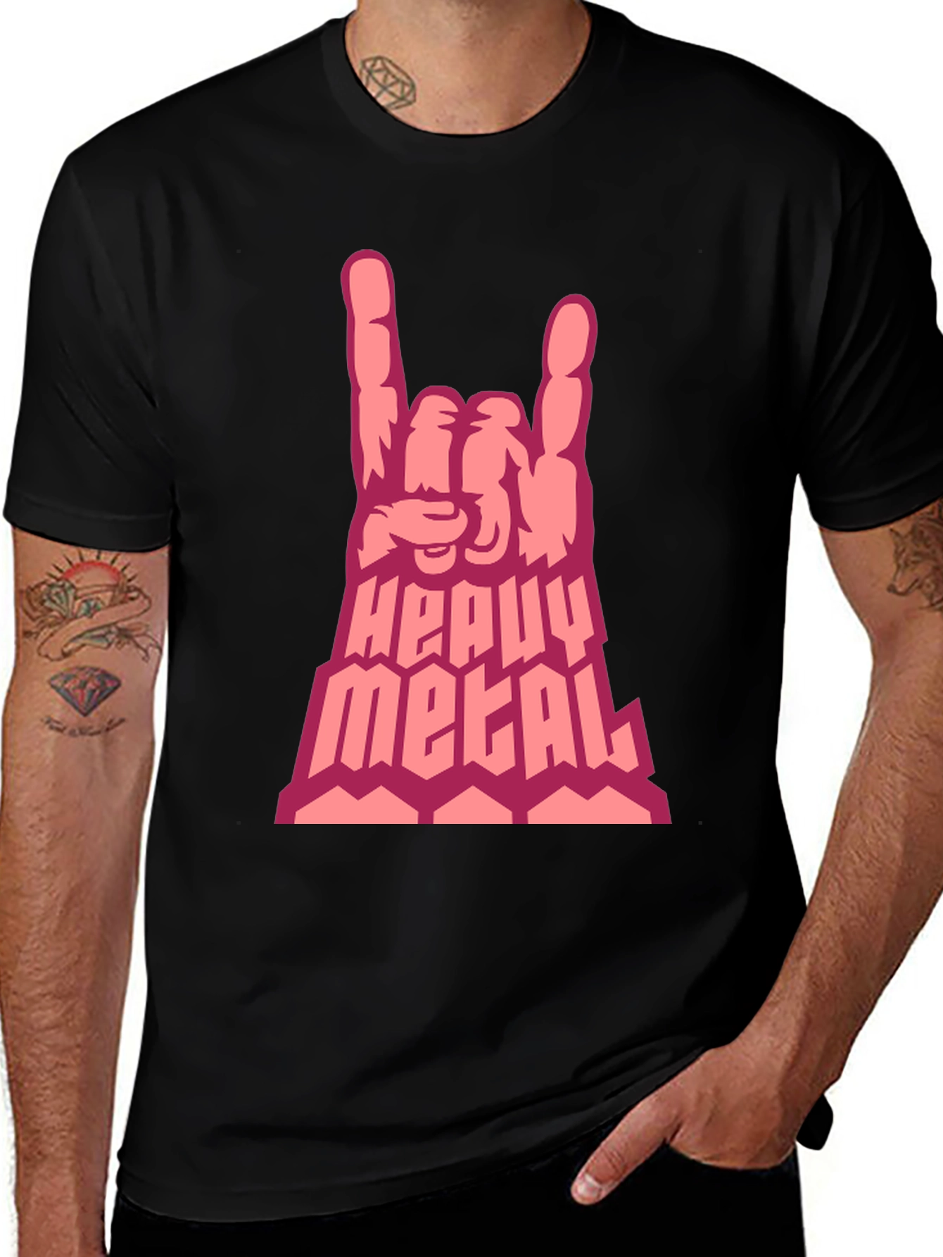 Variant 30 of Heavy Metal Rock On T-Shirt