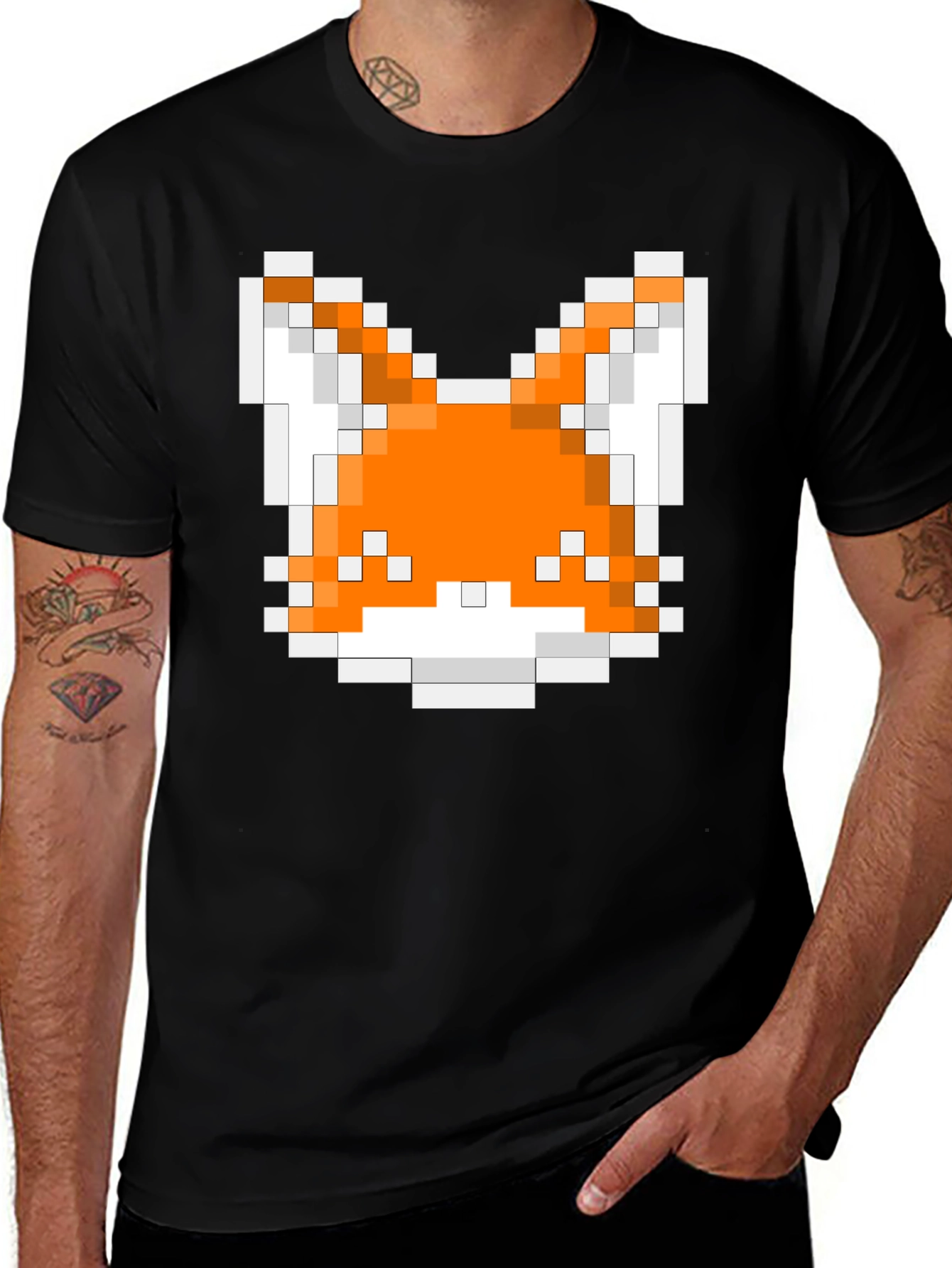 Variant 21 of Pixel Fox T-Shirt - Retro Gaming Style