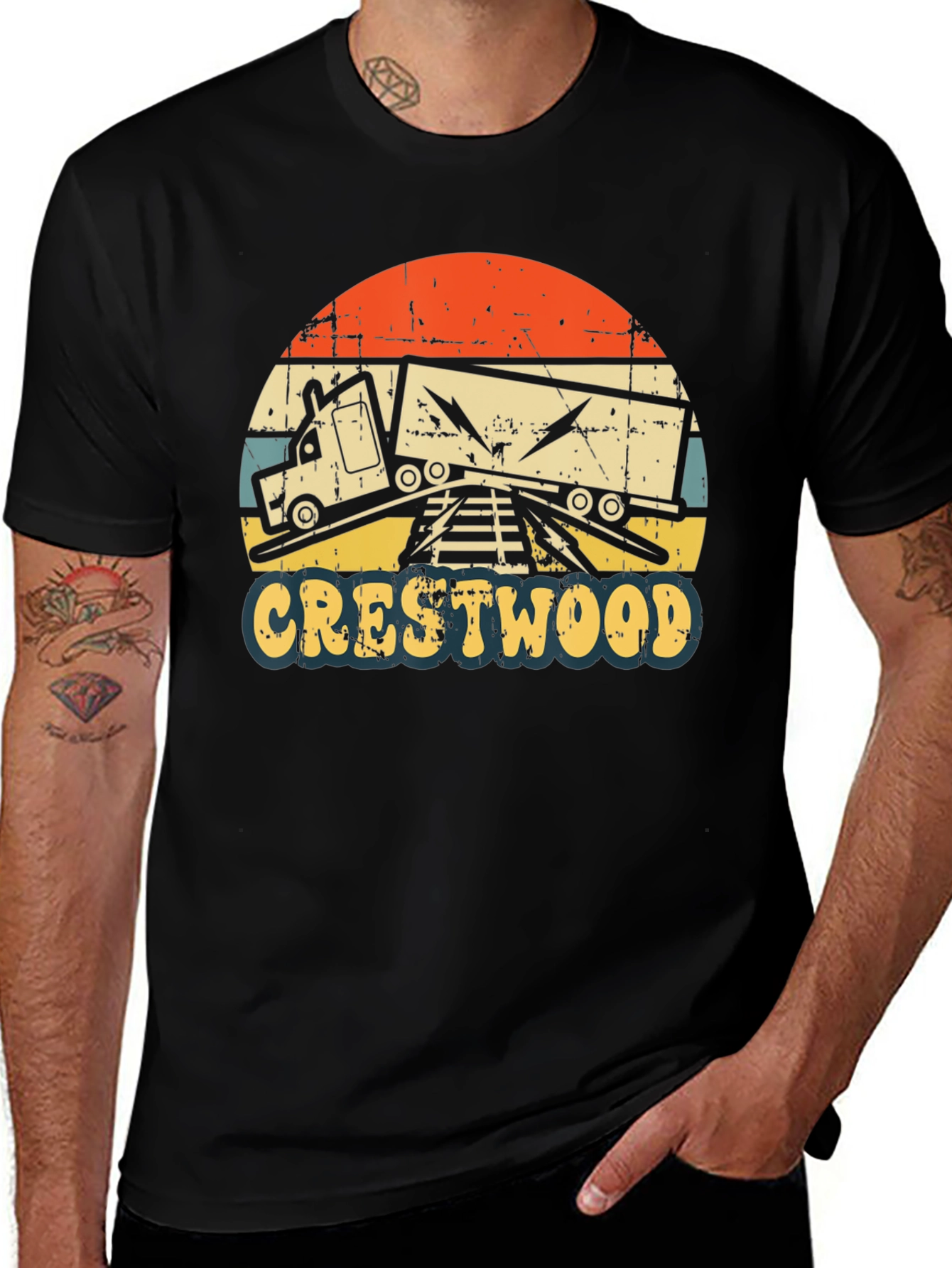 Variant 9 of Vintage Crestwood Trucker T-Shirt