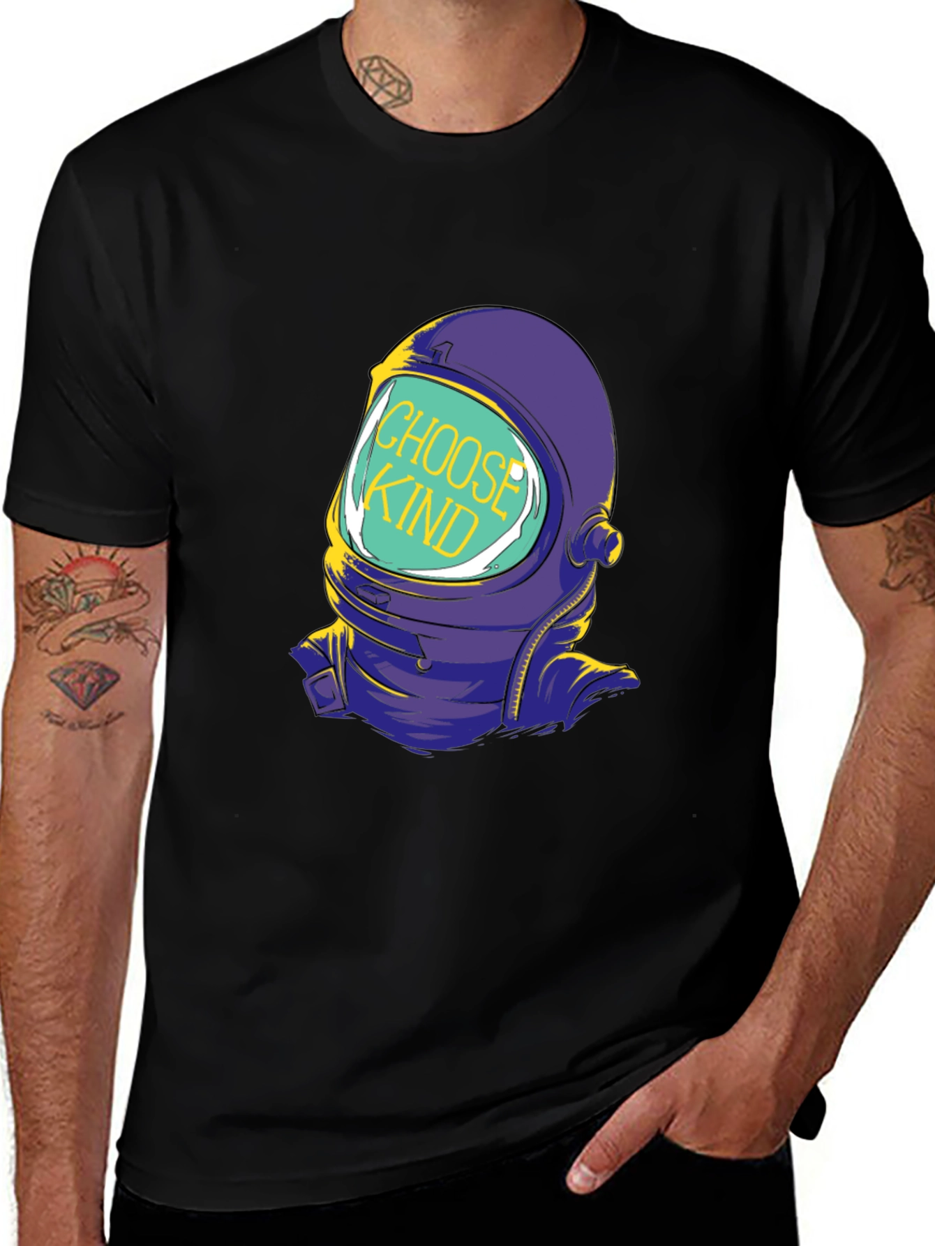 Variant 29 of Choose Kind Astronaut Graphic T-Shirt