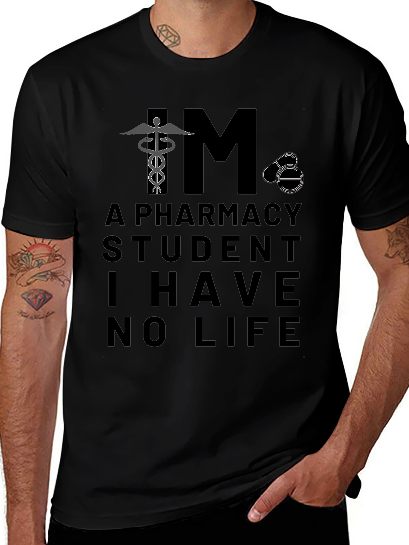 Variant 2 of Pharmacy Student Tee - I Have No Life Funny Shirt