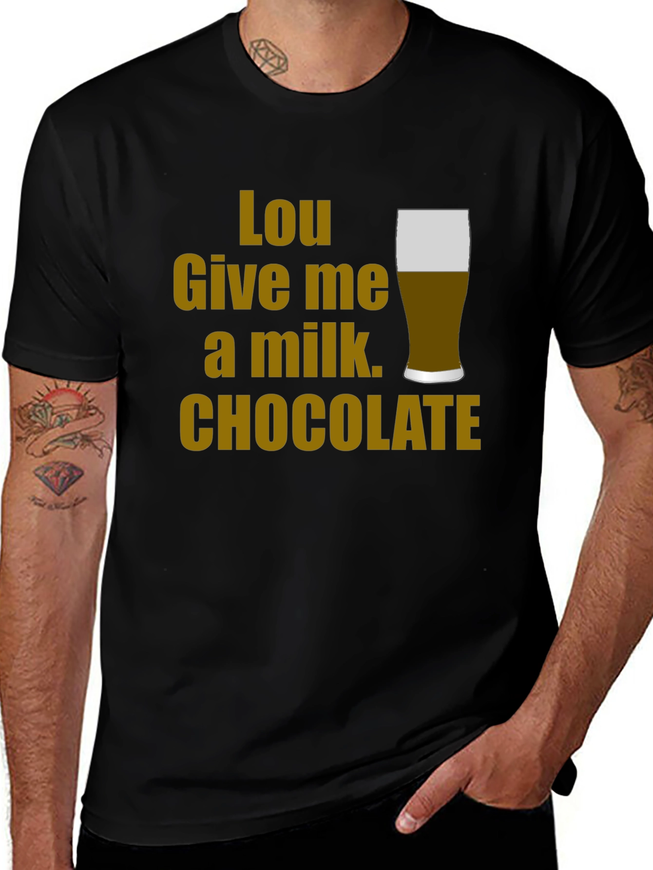 Variant 17 of Chocolate Milk T-Shirt Funny Novelty Tee