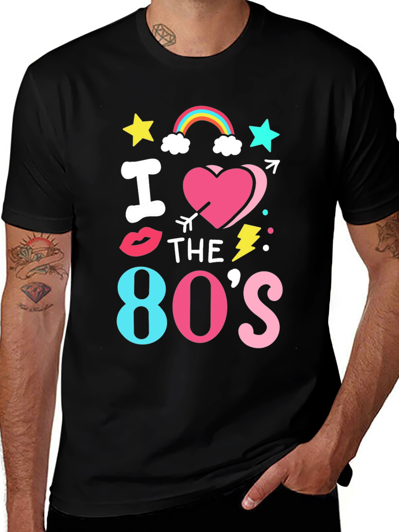 Variant 28 of I Love The 80's Retro T-Shirt