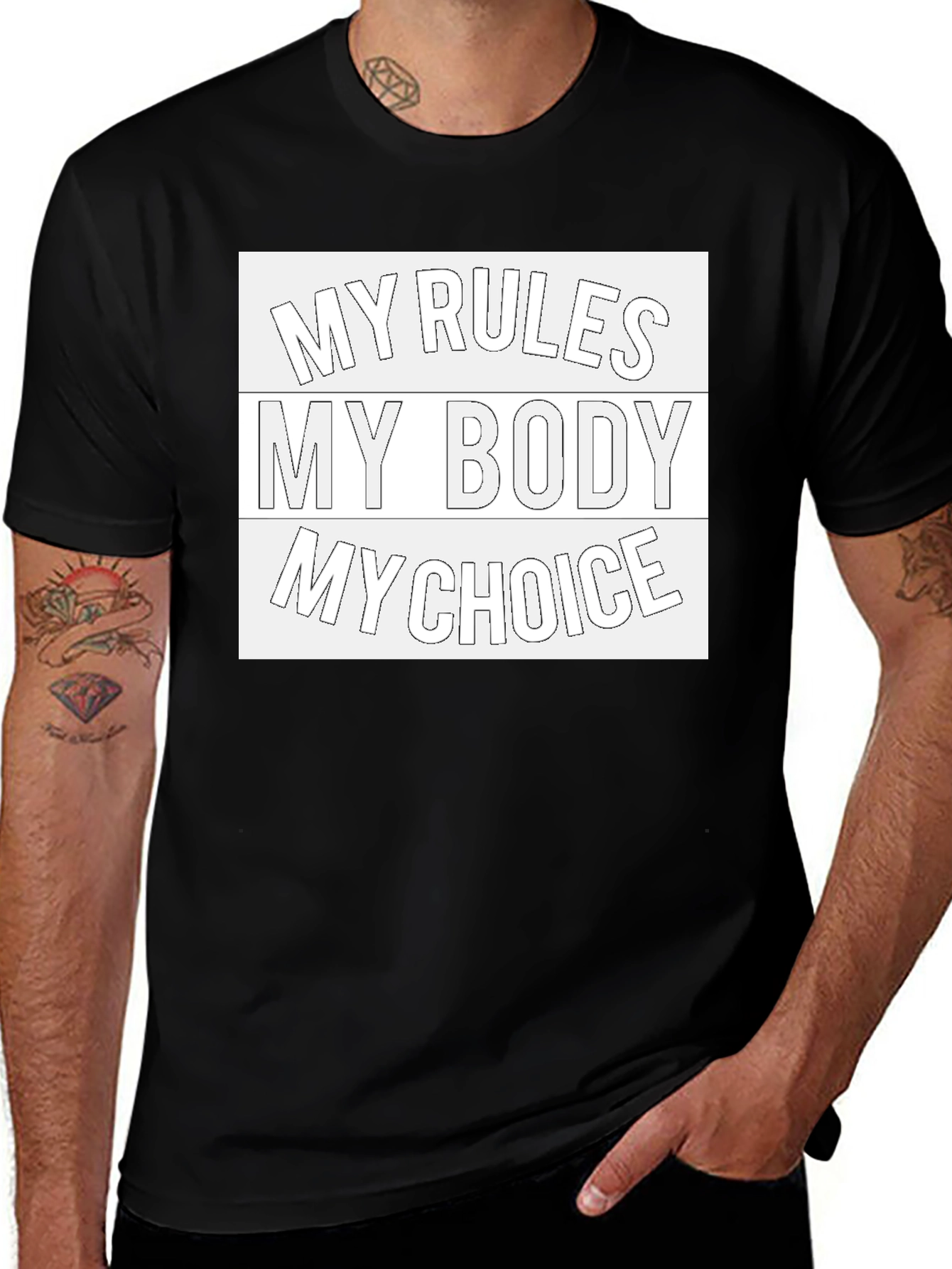 Variant 29 of My Rules My Body My Choice T-Shirt