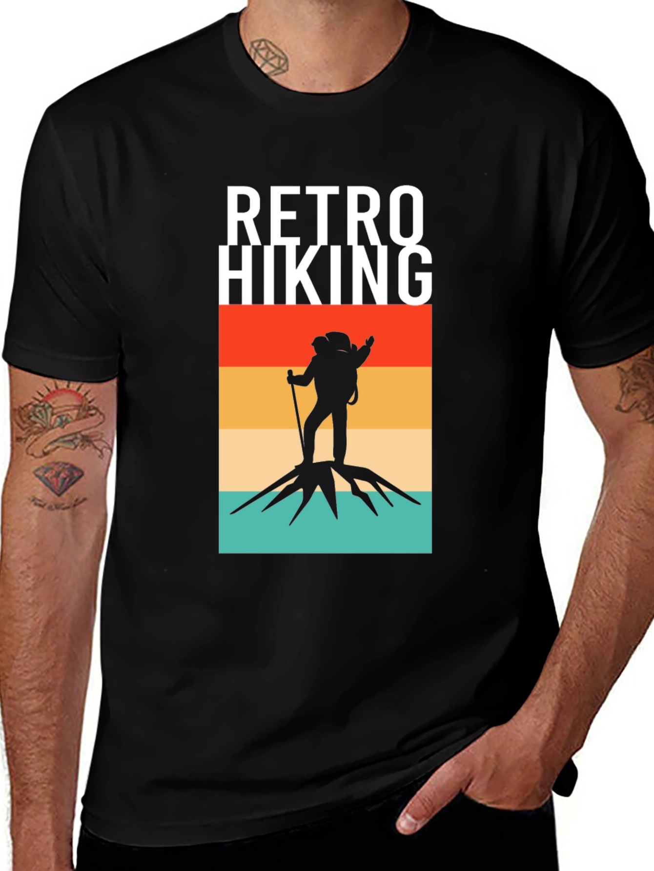Variant 7 of Retro Hiking Graphic Tee - Adventure Ready
