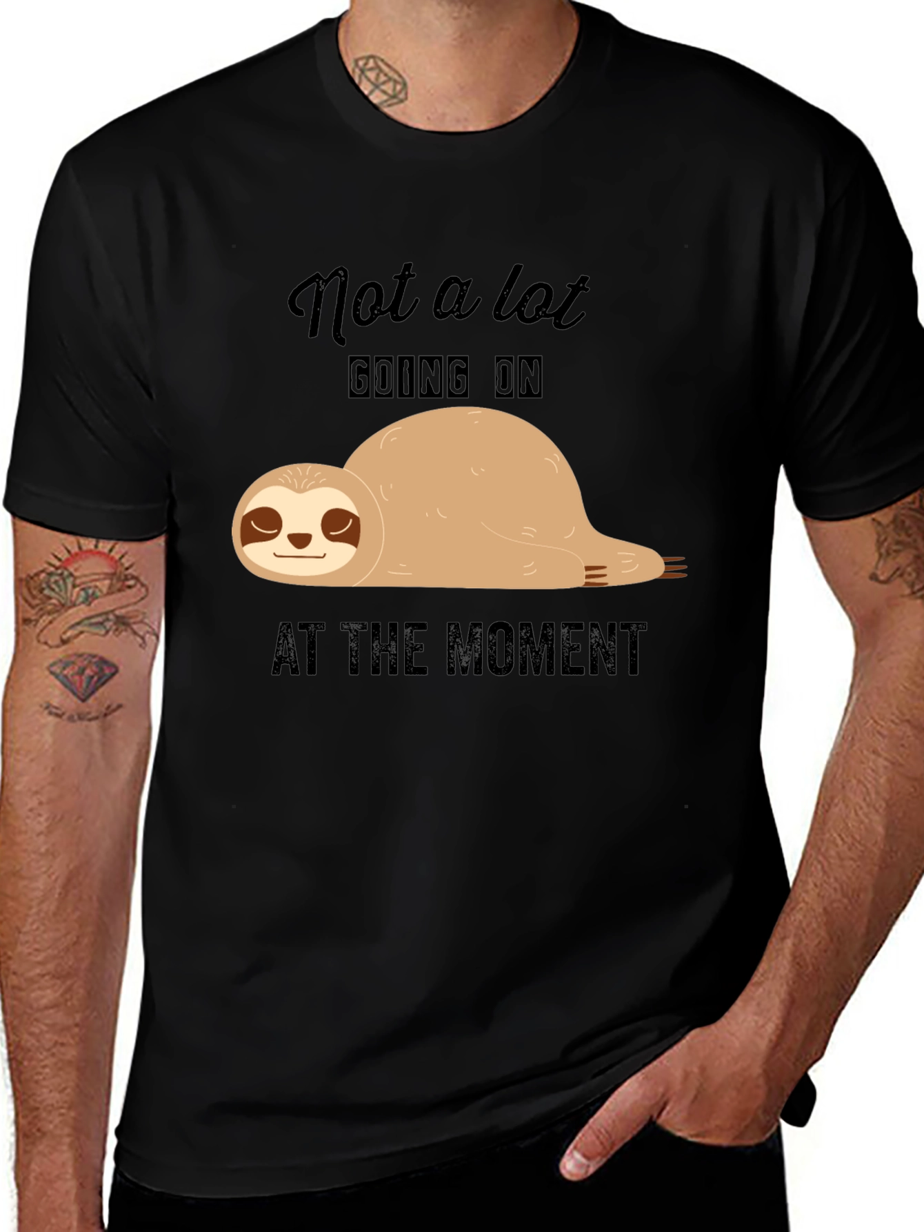 Variant 25 of Lazy Sloth T-Shirt - Not A Lot Going On