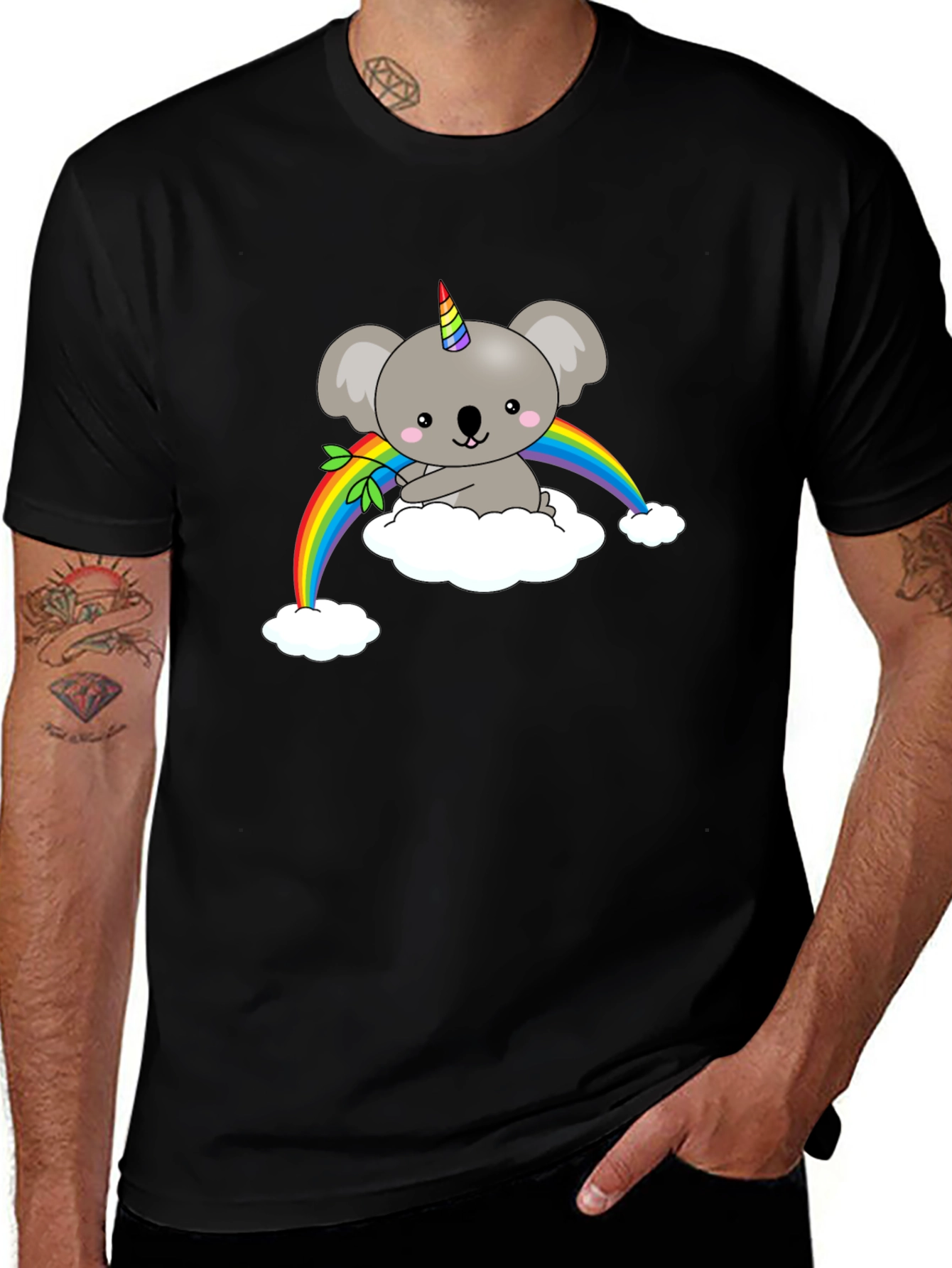 Variant 9 of Koala Unicorn Rainbow T-Shirt