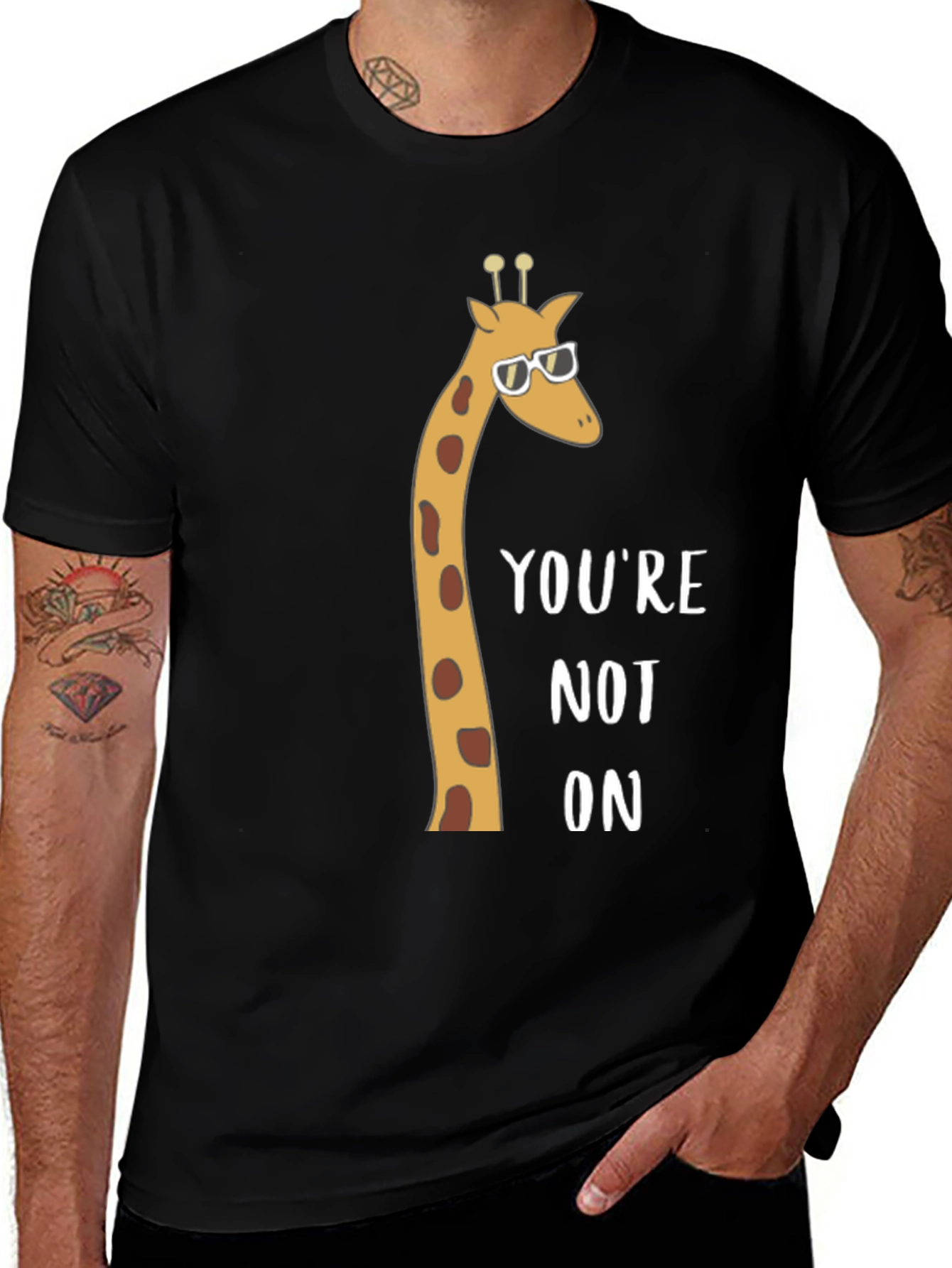 Variant 3 of Cool Giraffe T-Shirt - You're Not On
