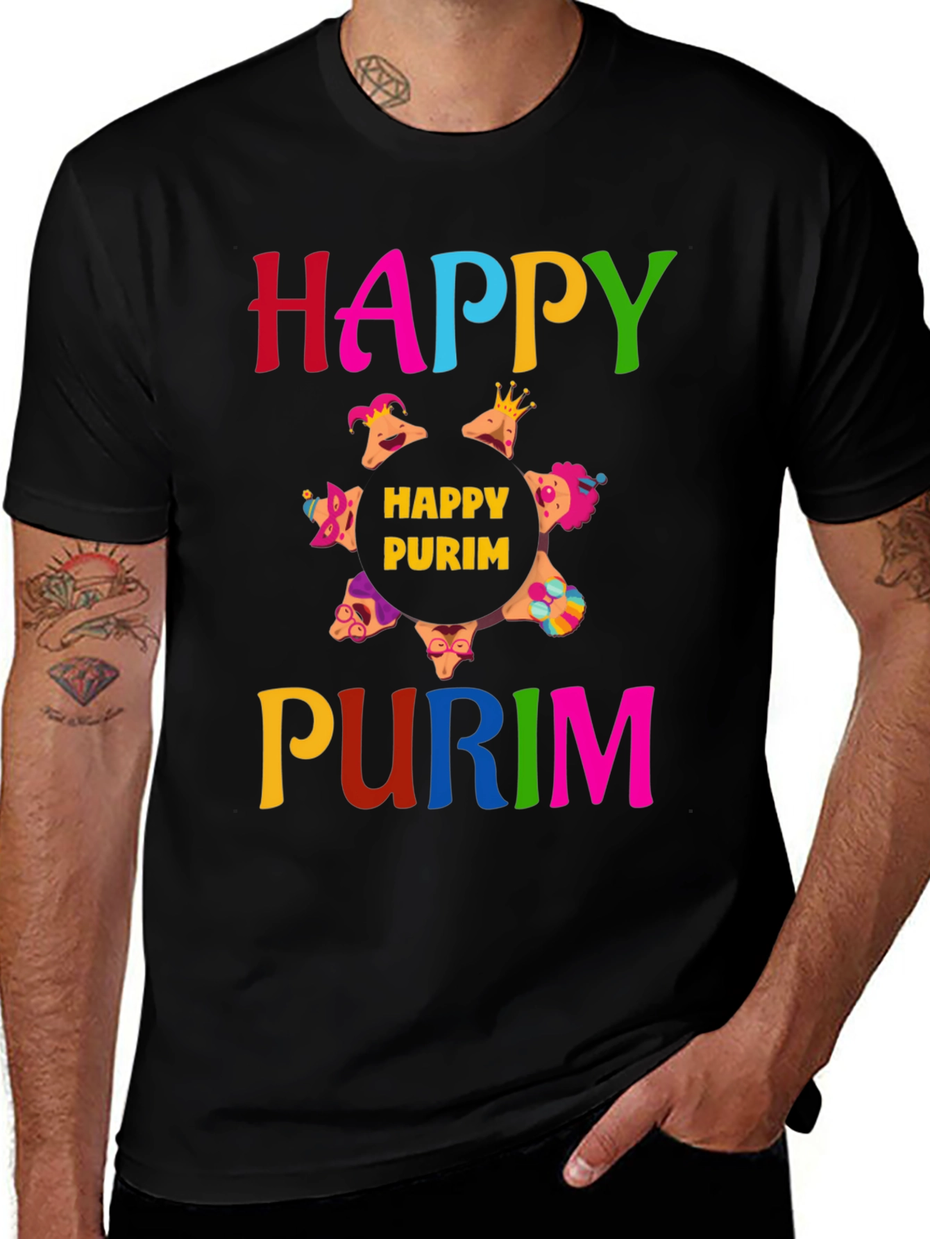 Variant 14 of Happy Purim T-Shirt Holiday Costume