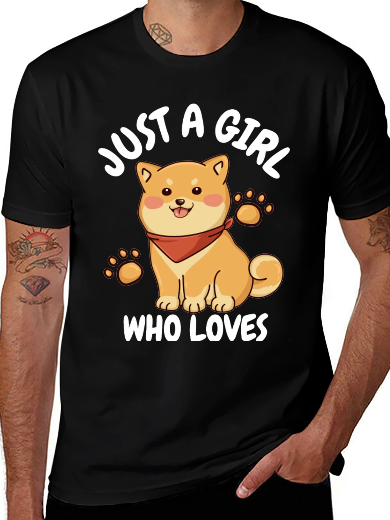 Just A Girl Who Loves Shibas T-Shirt