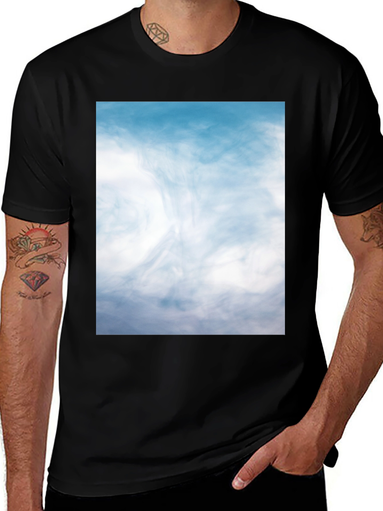 Variant 22 of Cloudscape Graphic Tee - Stylish Comfort