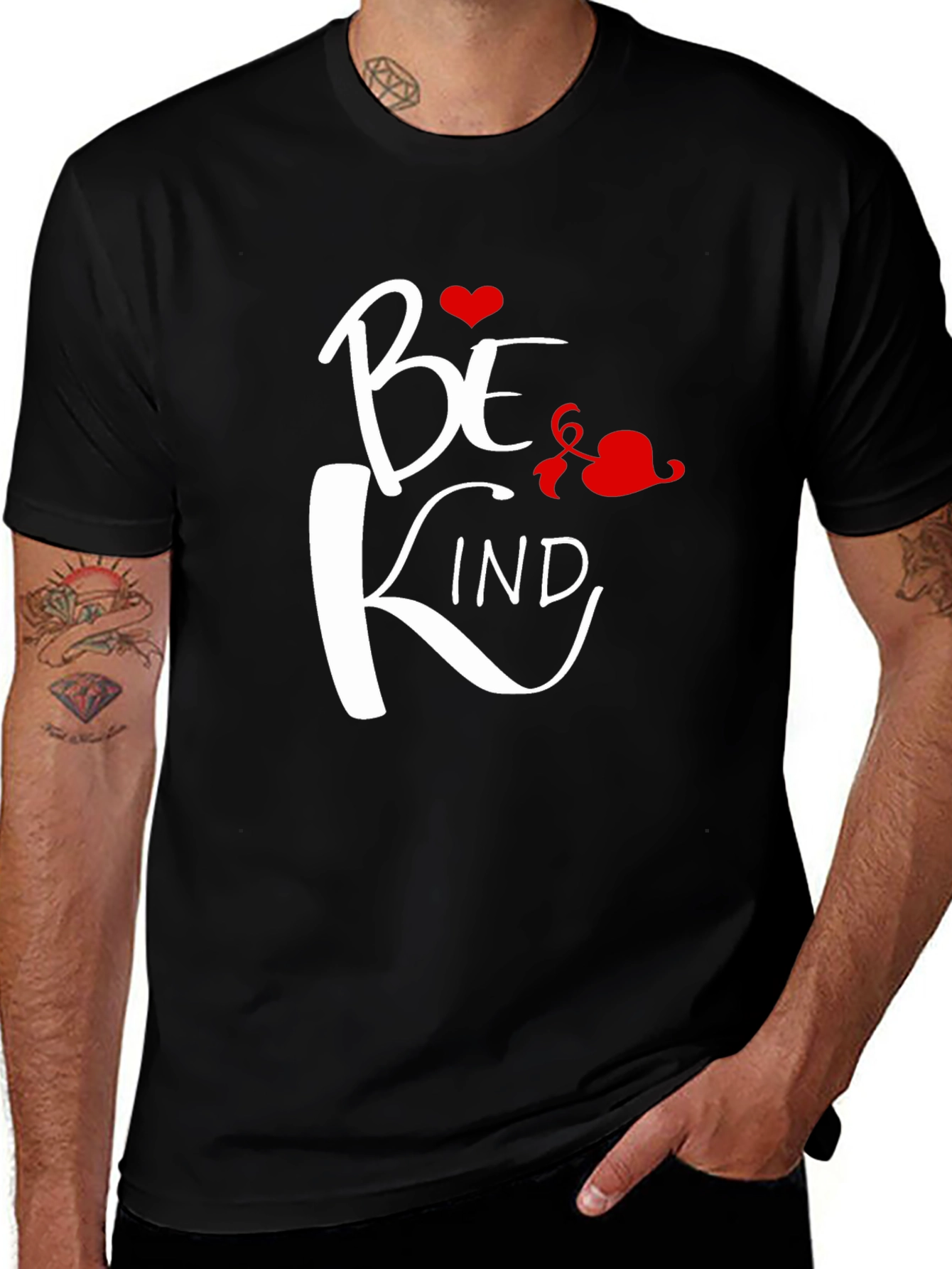 Variant 26 of Be Kind Graphic Tee - Unisex Cotton Blend T-Shirt