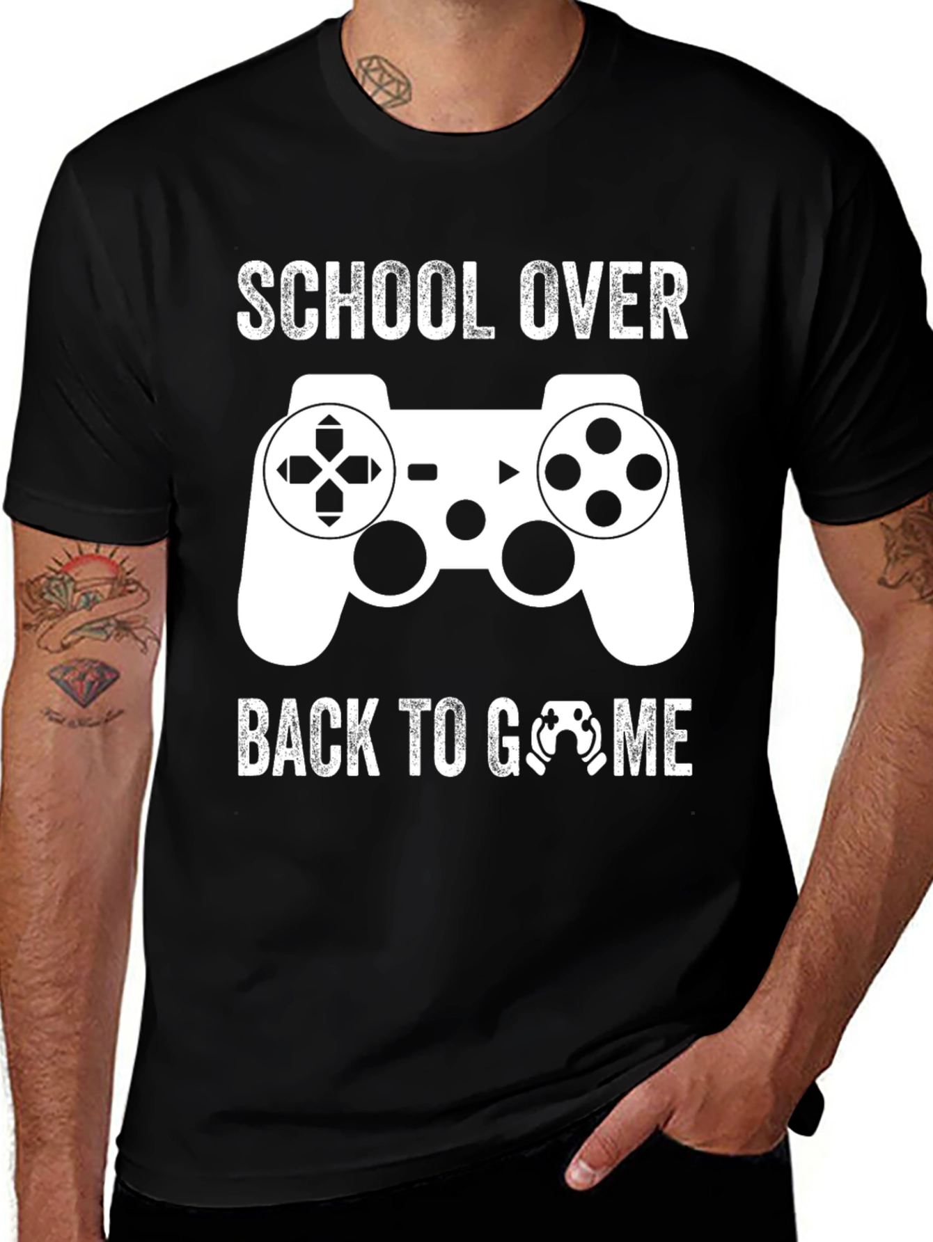 Variant 18 of School's Out Gamer T-Shirt