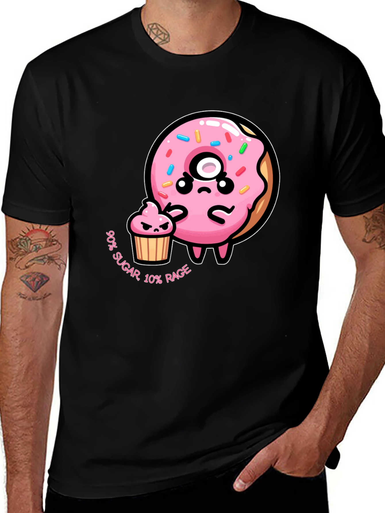 Variant 13 of Sugar Rage Funny Graphic T-Shirt