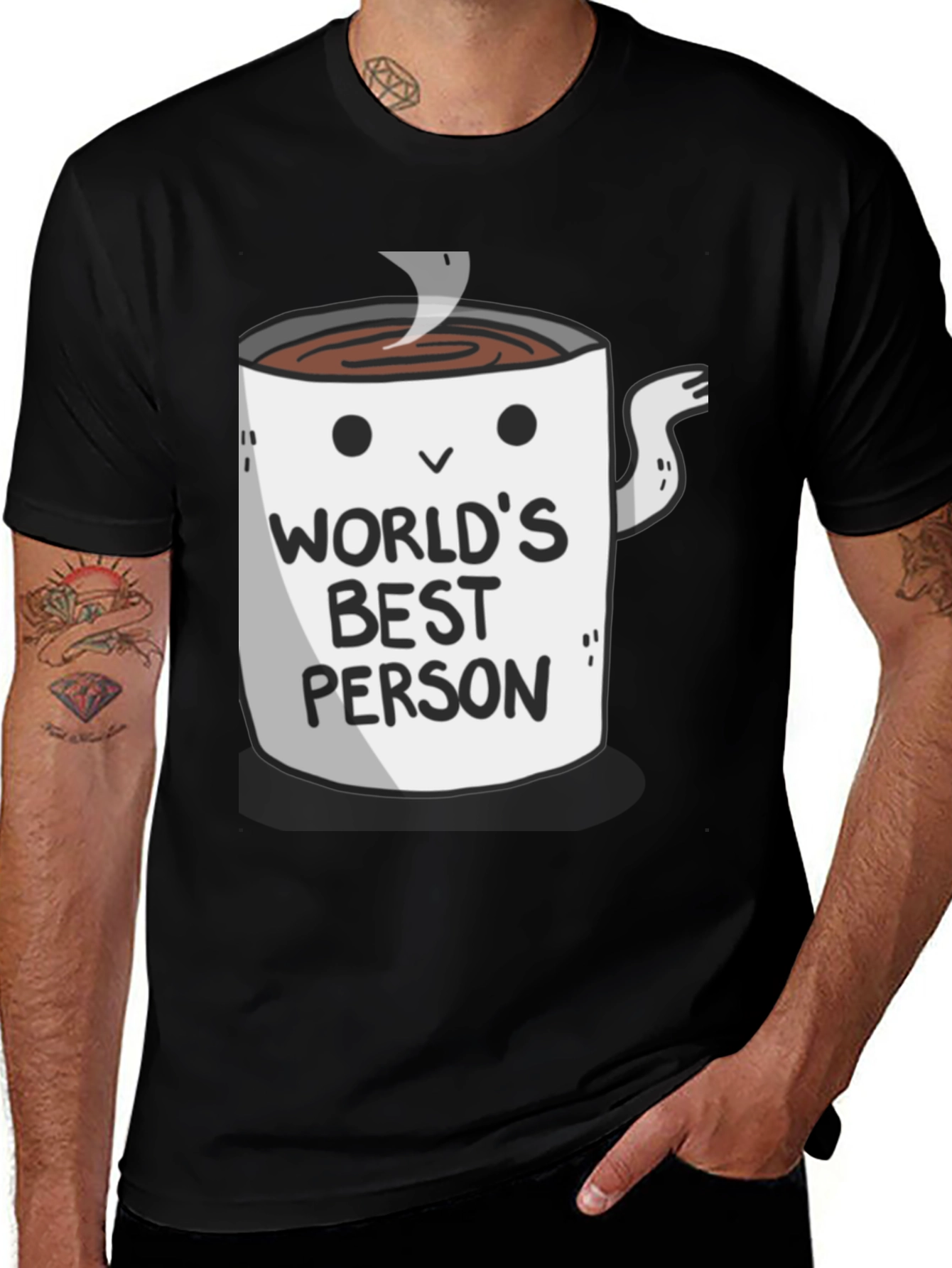 Variant 18 of World's Best Person Coffee Mug Graphic T-Shirt