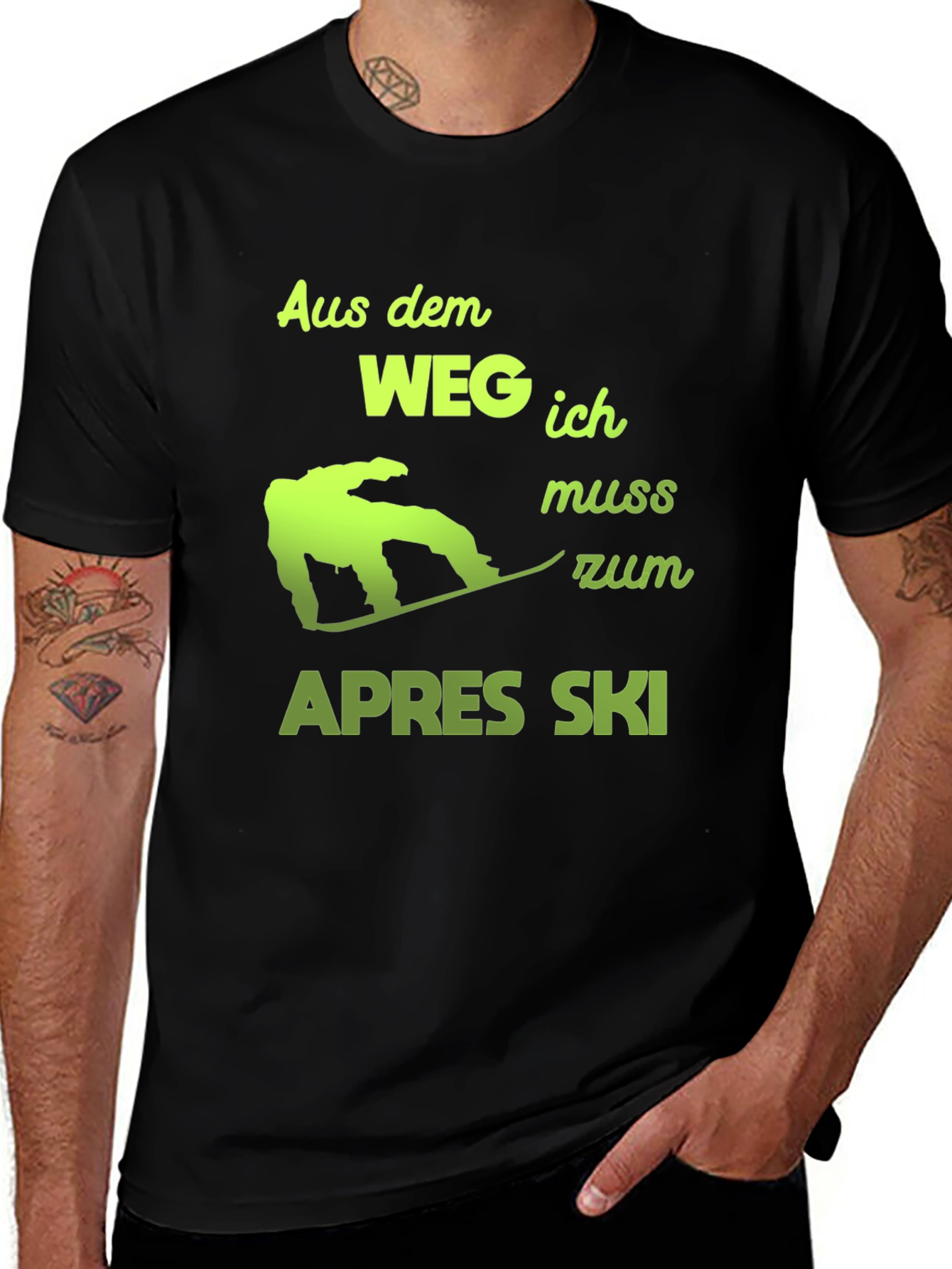 Apres Ski T-Shirt: Snowboarder Humor