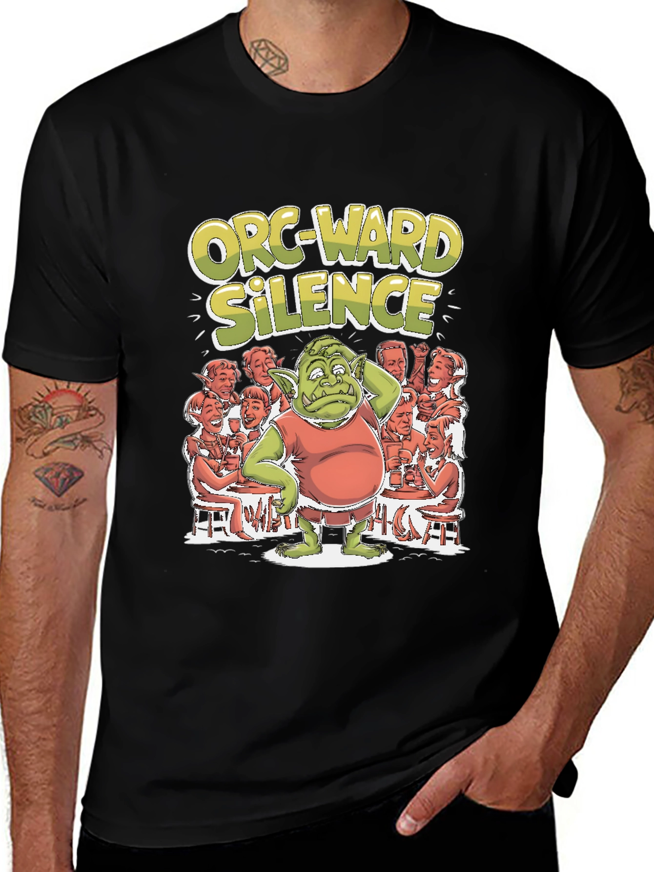 Variant 13 of Orc-ward Silence Graphic Tee