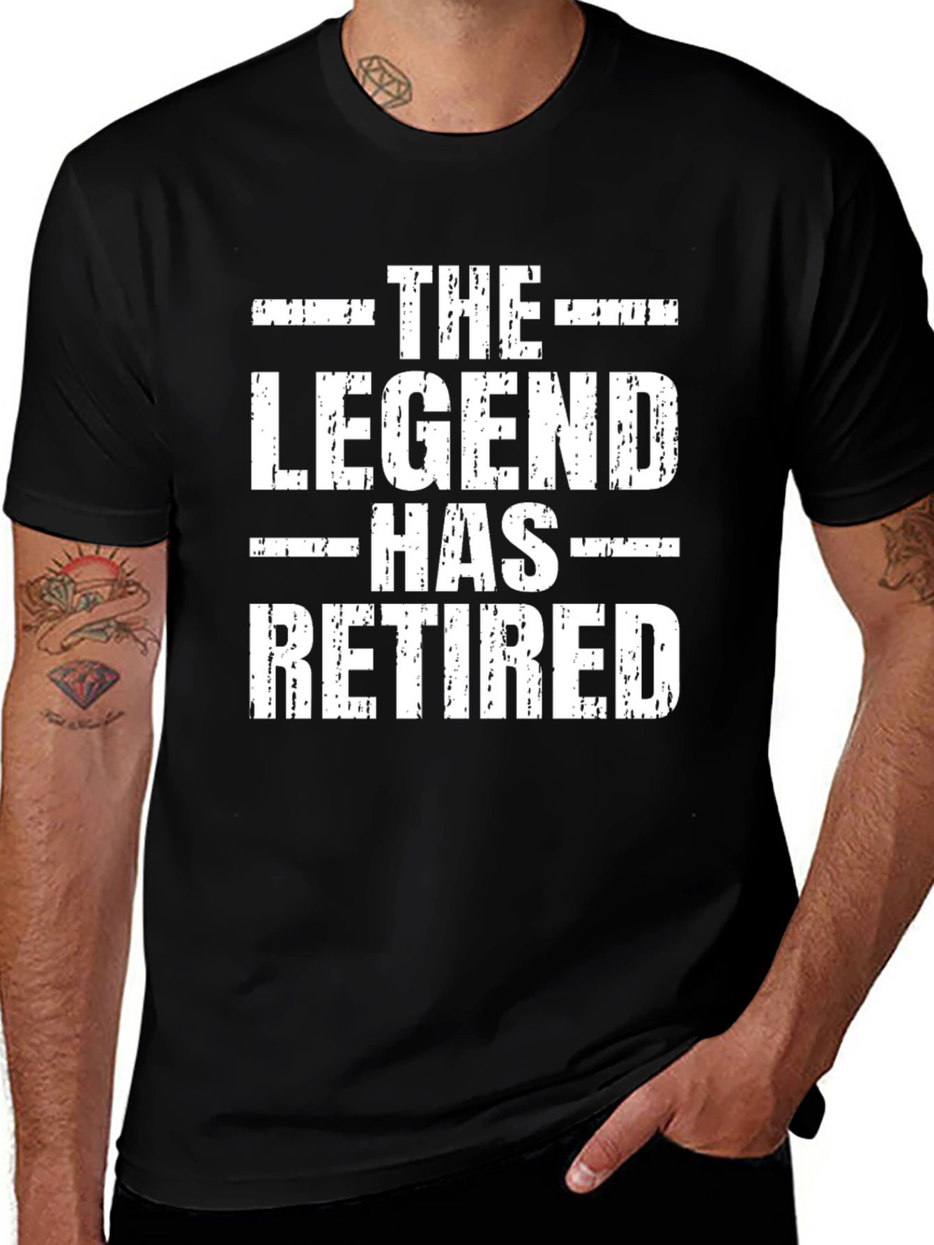 Variant 17 of The Legend Has Retired Graphic Tee