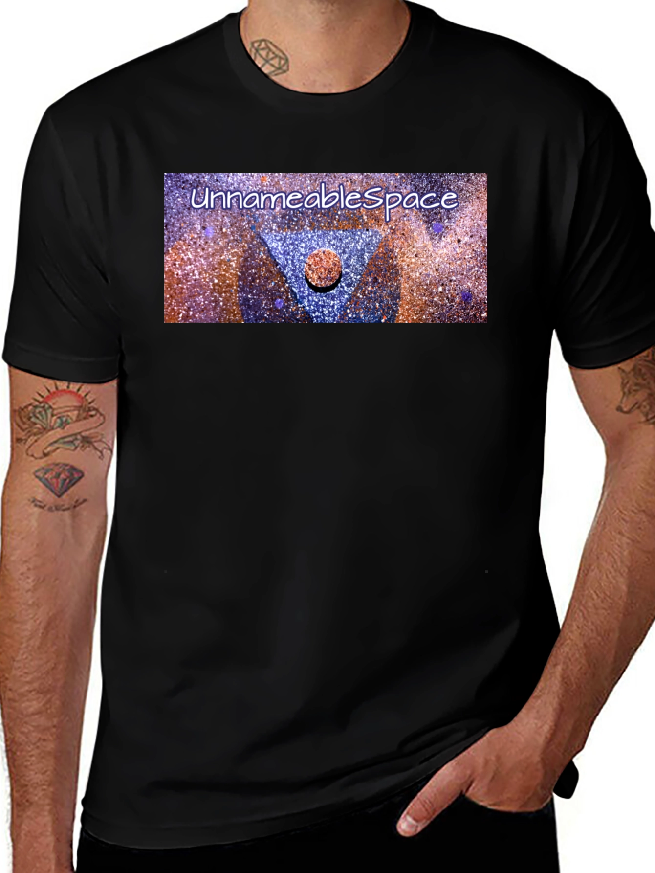 Variant 15 of UnnameableSpace Graphic T-Shirt - Galaxy Design
