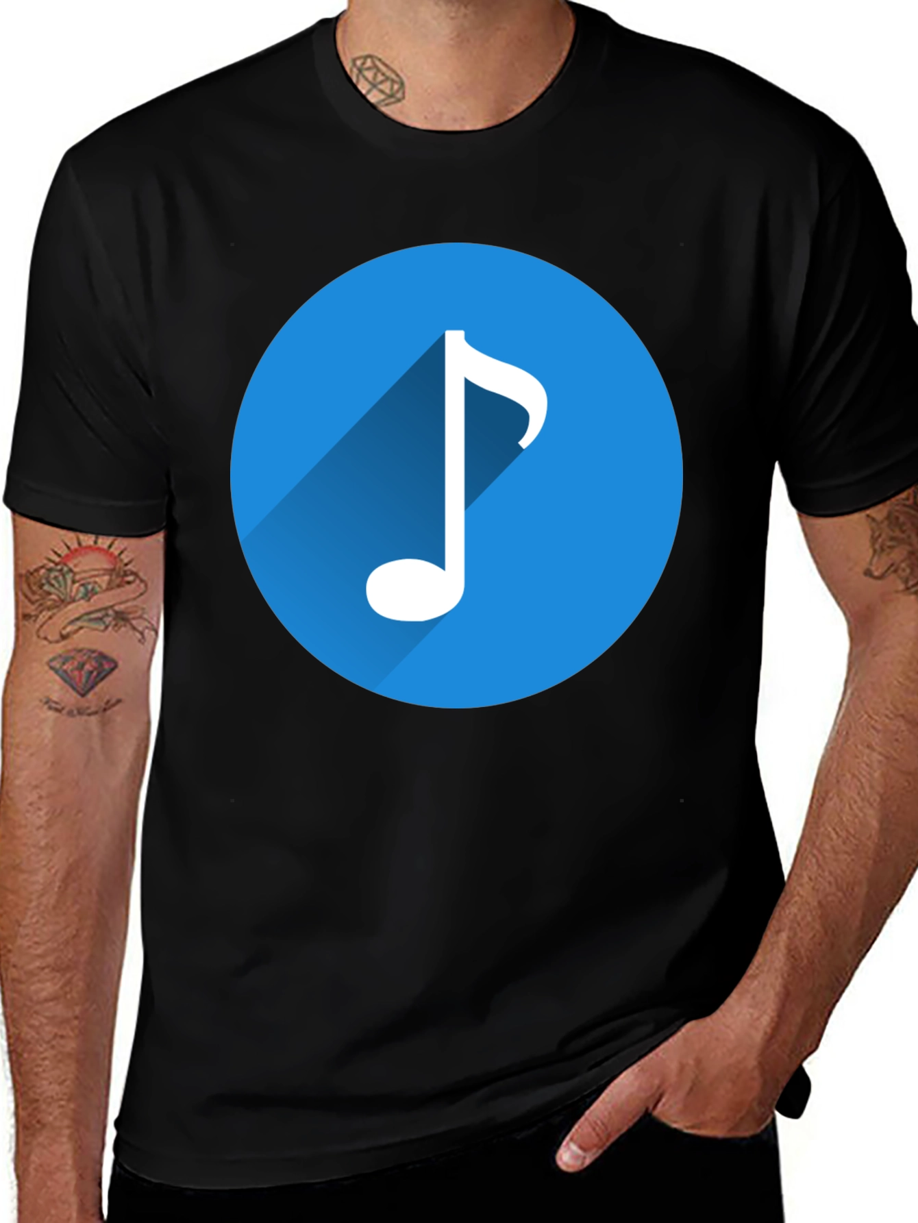 Variant 3 of Music Note T-Shirt - Stylish Graphic Tee