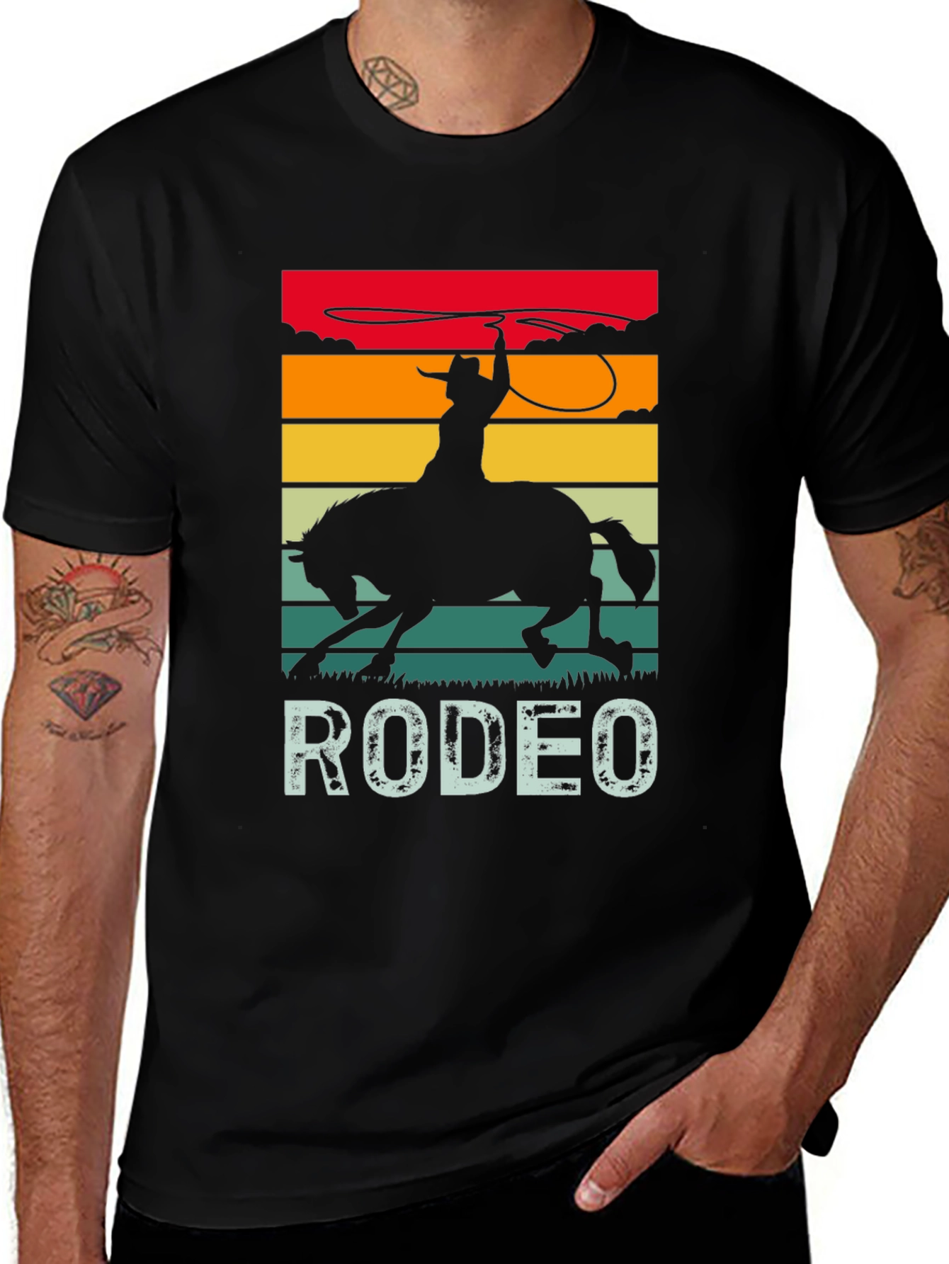 Variant 8 of Rodeo Cowboy Graphic Tee