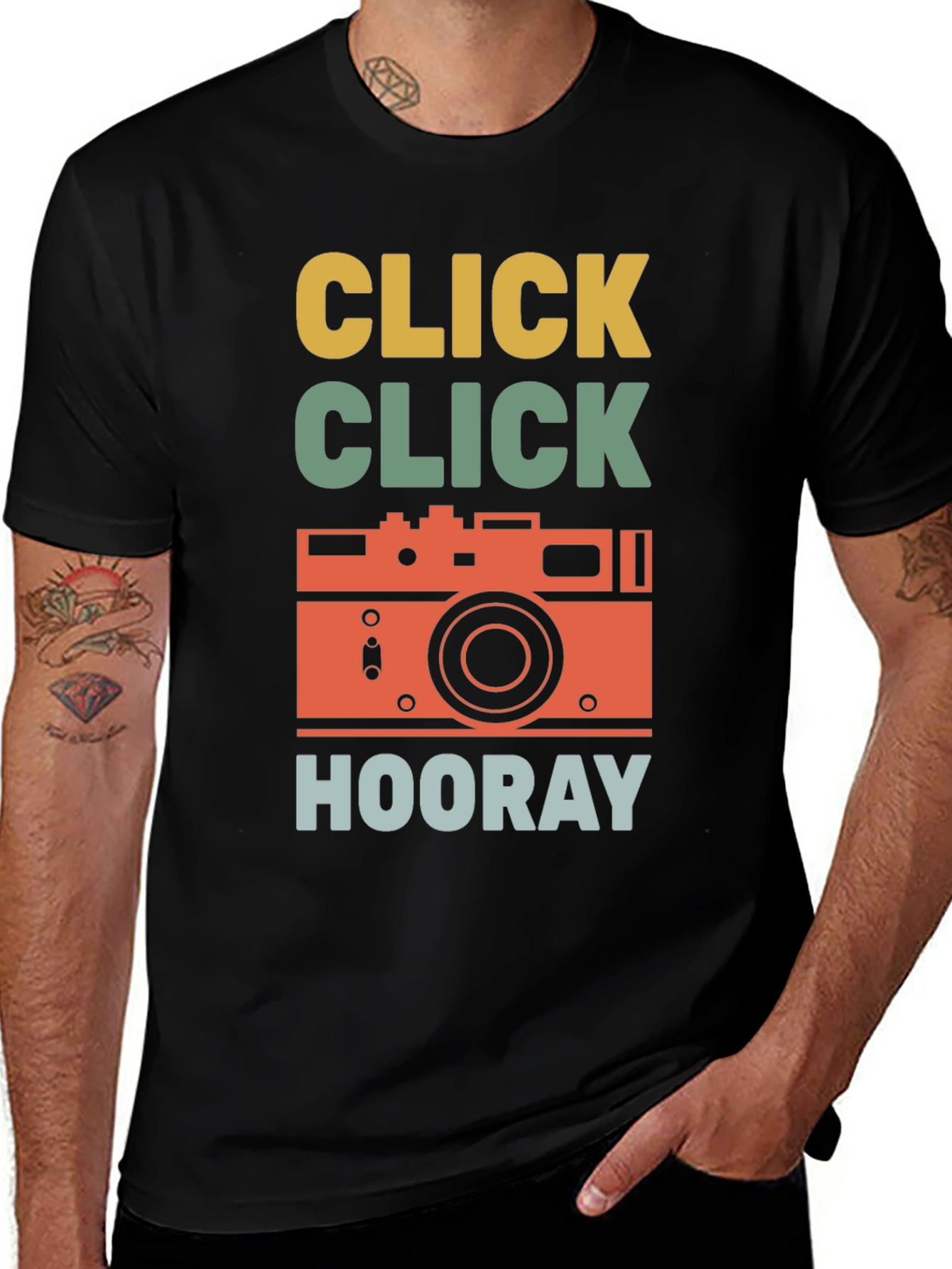 Variant 20 of Retro Camera T-Shirt - Click Hooray!