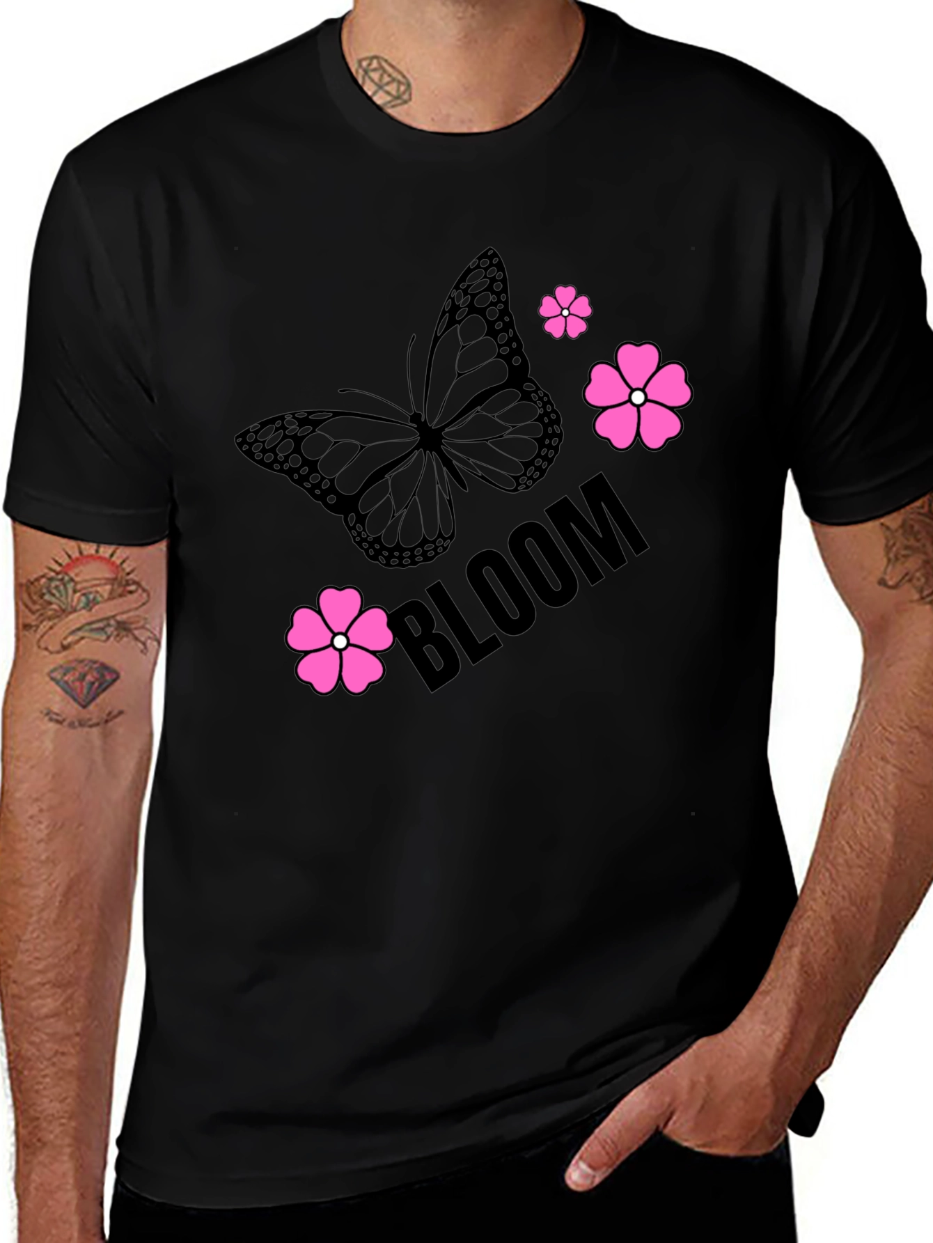 Variant 20 of Bloom Butterfly Graphic Tee