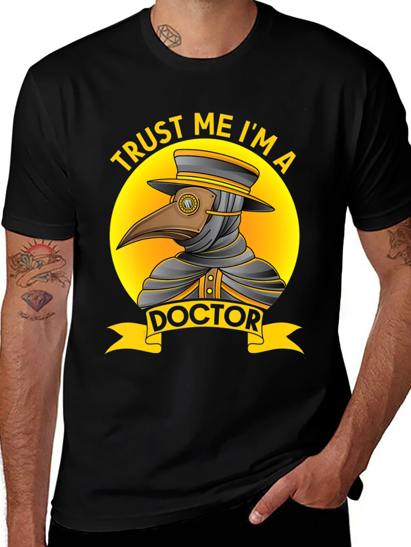 Variant 24 of Plague Doctor T-Shirt - Trust Me I'm A Doctor