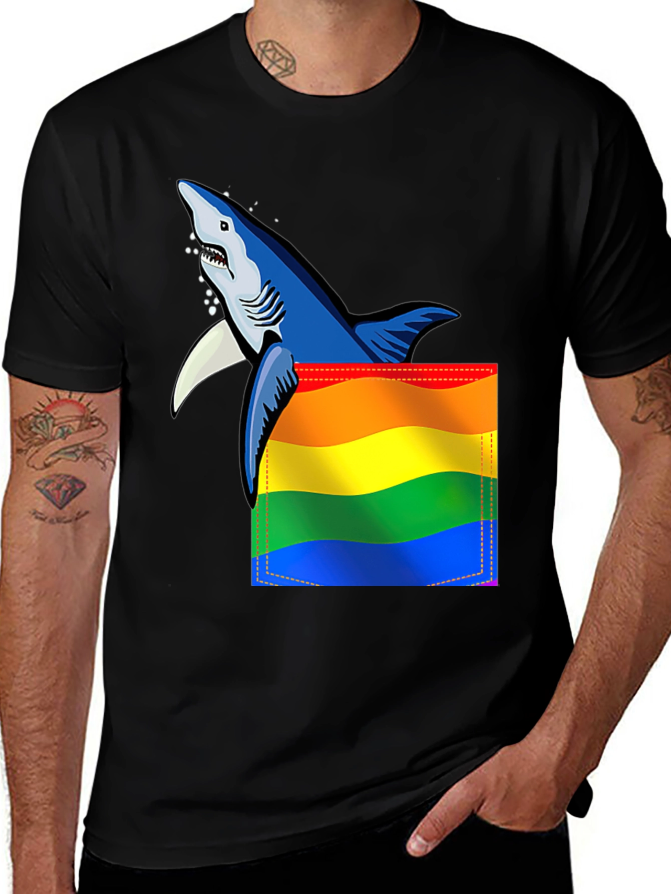 Shark Pride Pocket T-Shirt