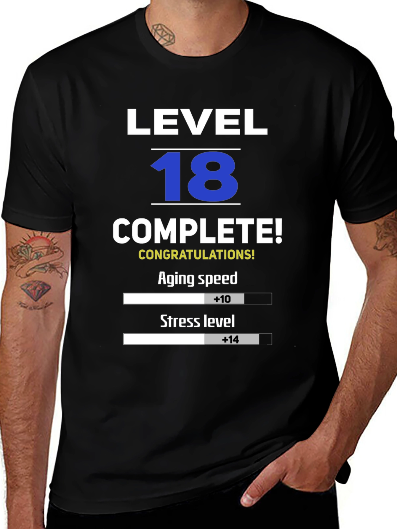 Level 18 Complete T-Shirt - Birthday Gift