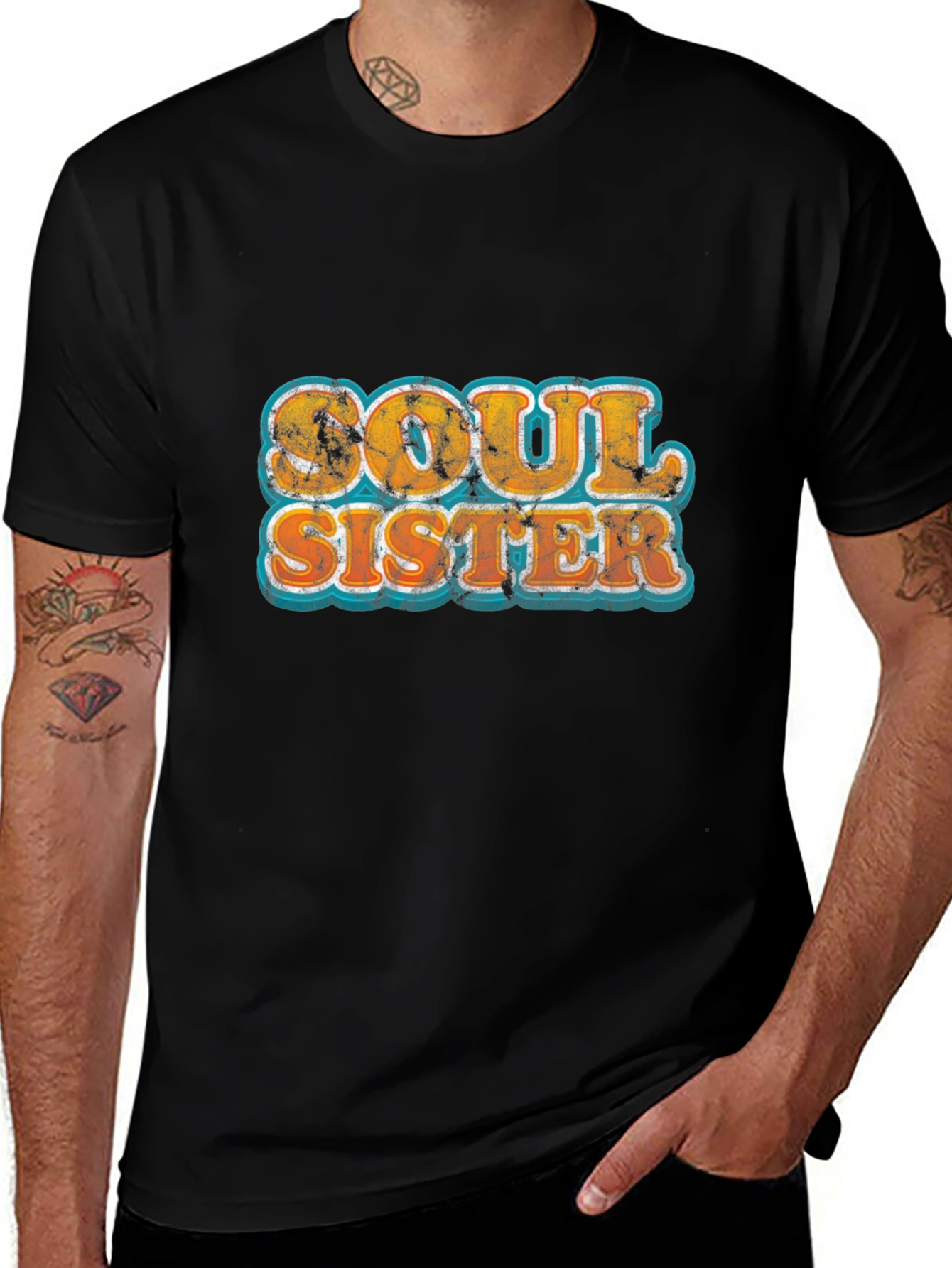 Variant 18 of Retro Soul Sister T-Shirt - Vintage Graphic Tee