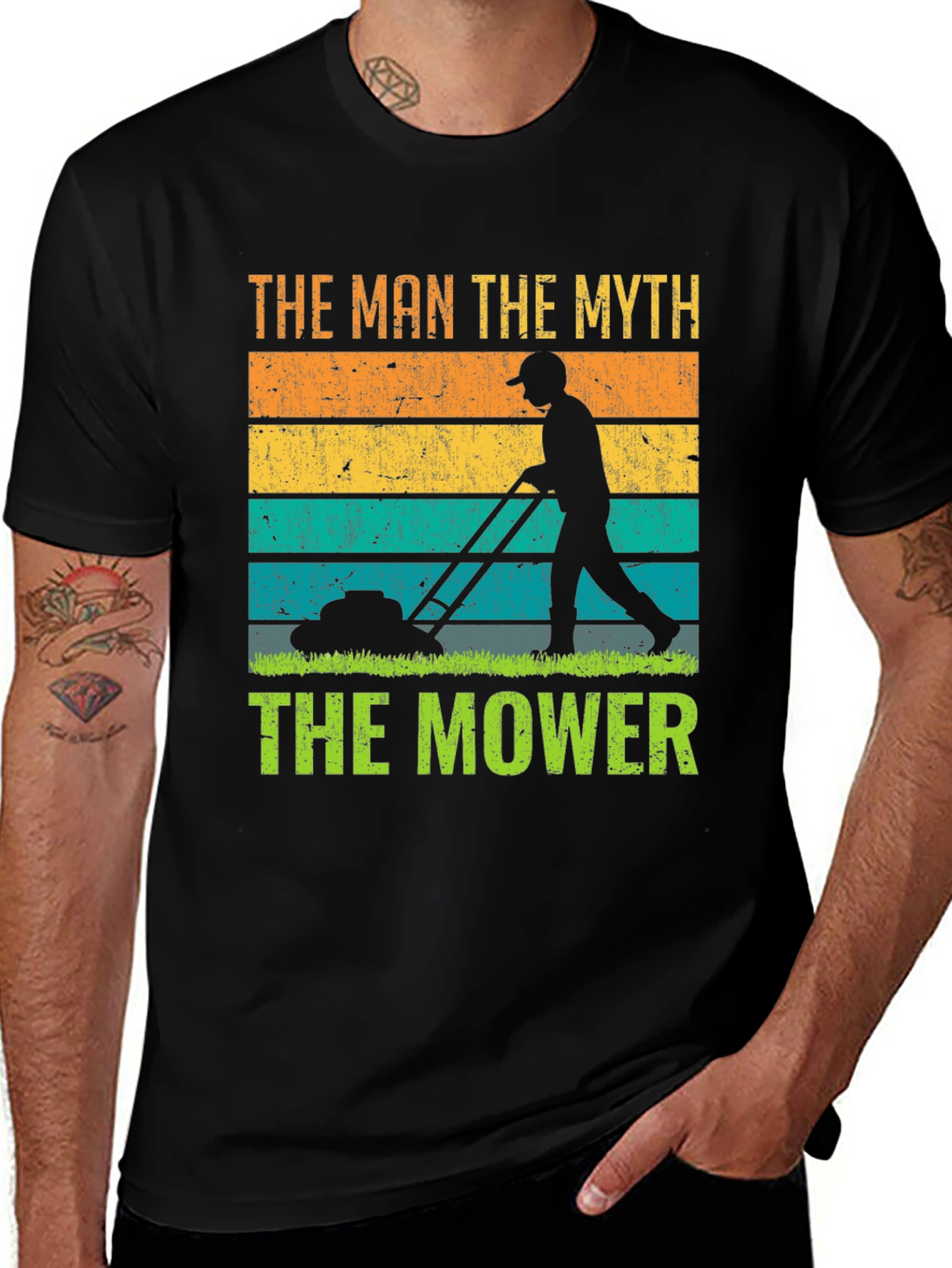 Variant 30 of The Man, The Myth, The Mower T-Shirt