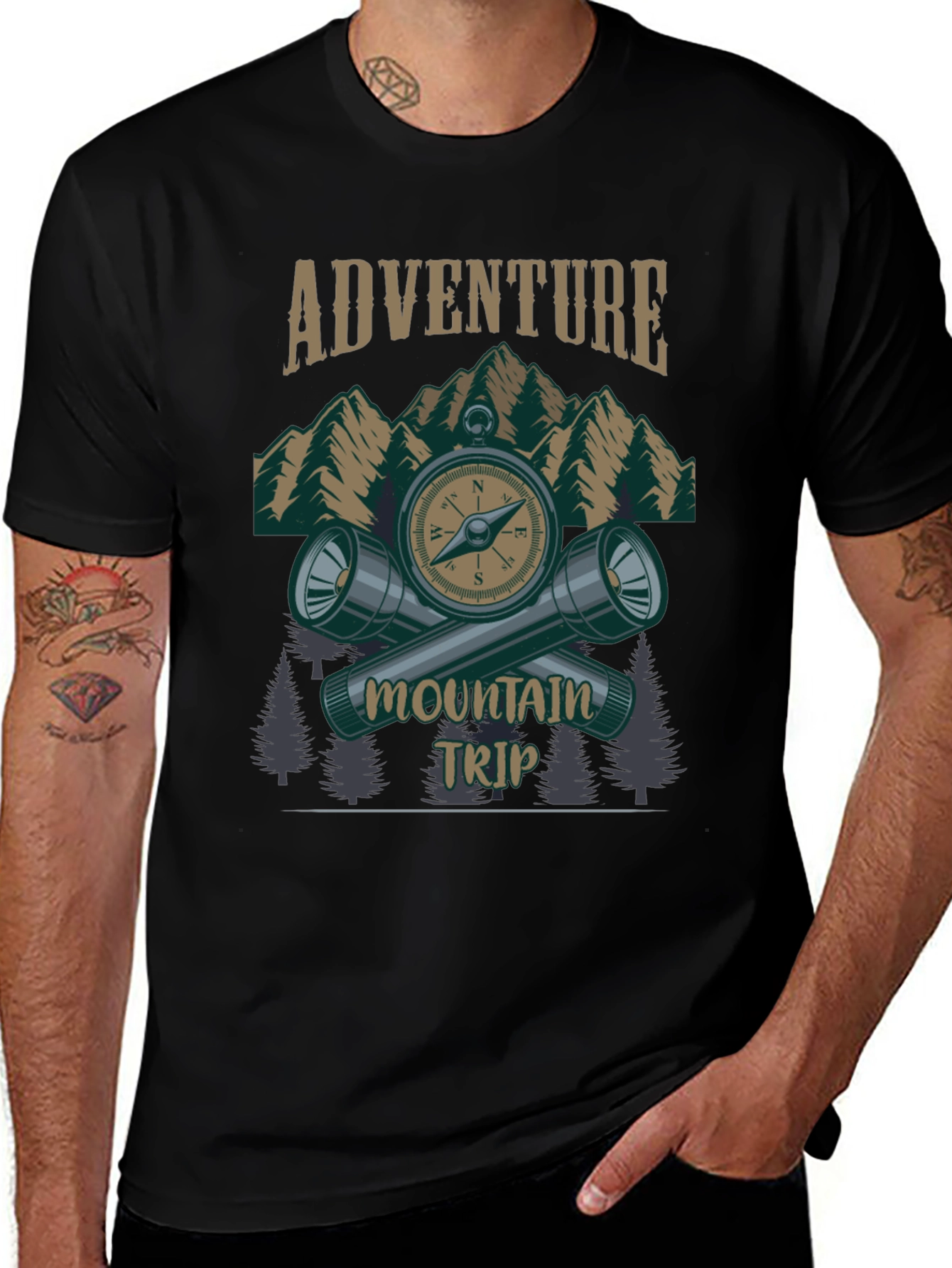 Variant 7 of Adventure Mountain Trip Graphic Tee