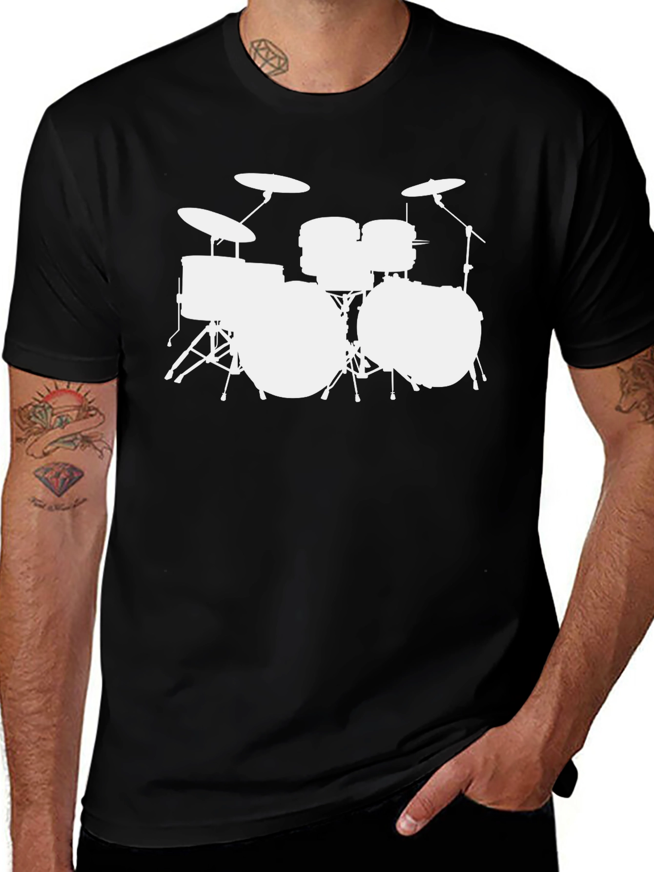 Variant 27 of Drum Kit Graphic T-Shirt