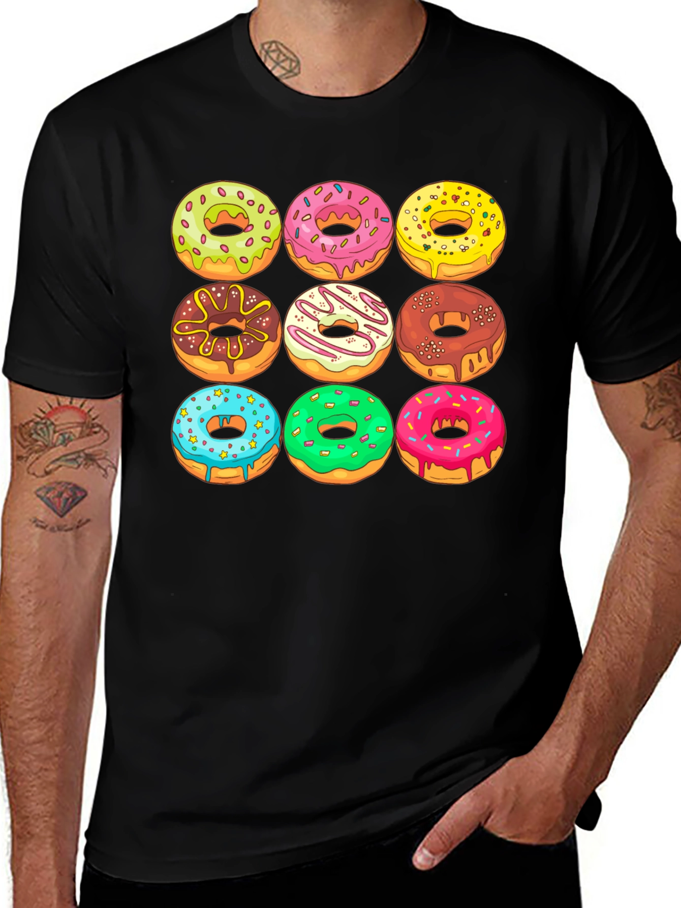 Variant 3 of Donut Graphic Tee - Deliciously Fun!