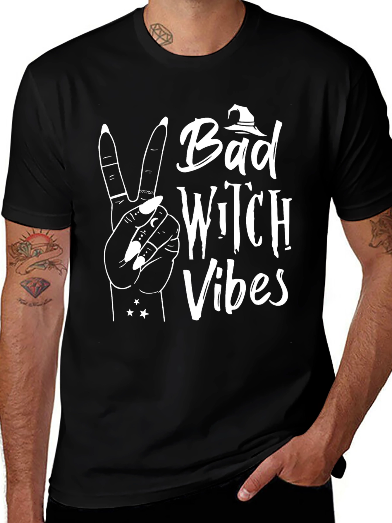 Variant 12 of Bad Witch Vibes Graphic Tee