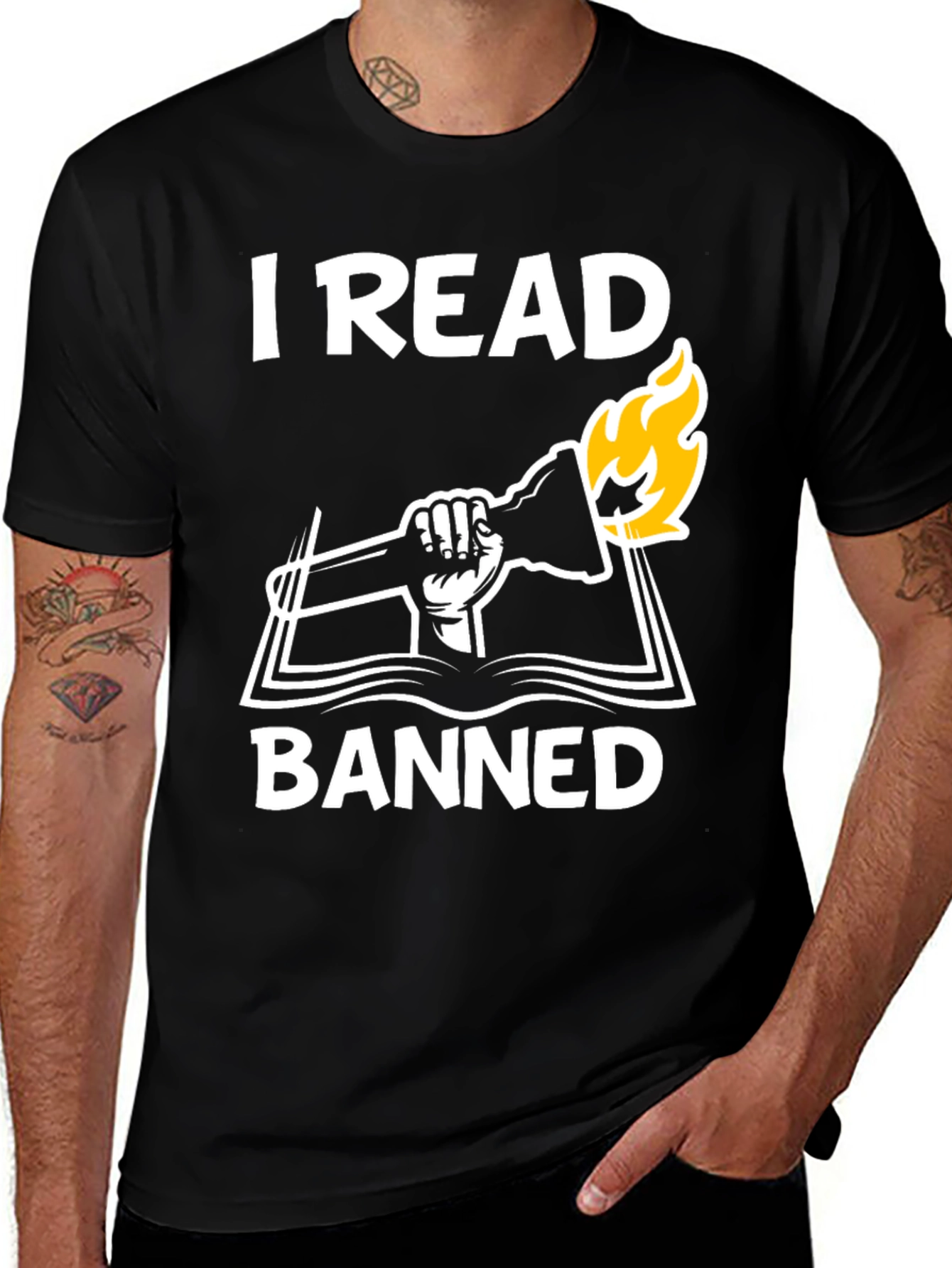 I Read Banned T-Shirt Book Lover Gift