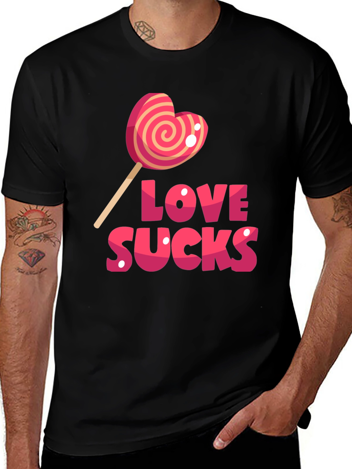 Variant 28 of Love Sucks T-Shirt - Anti Valentine's Day Tee