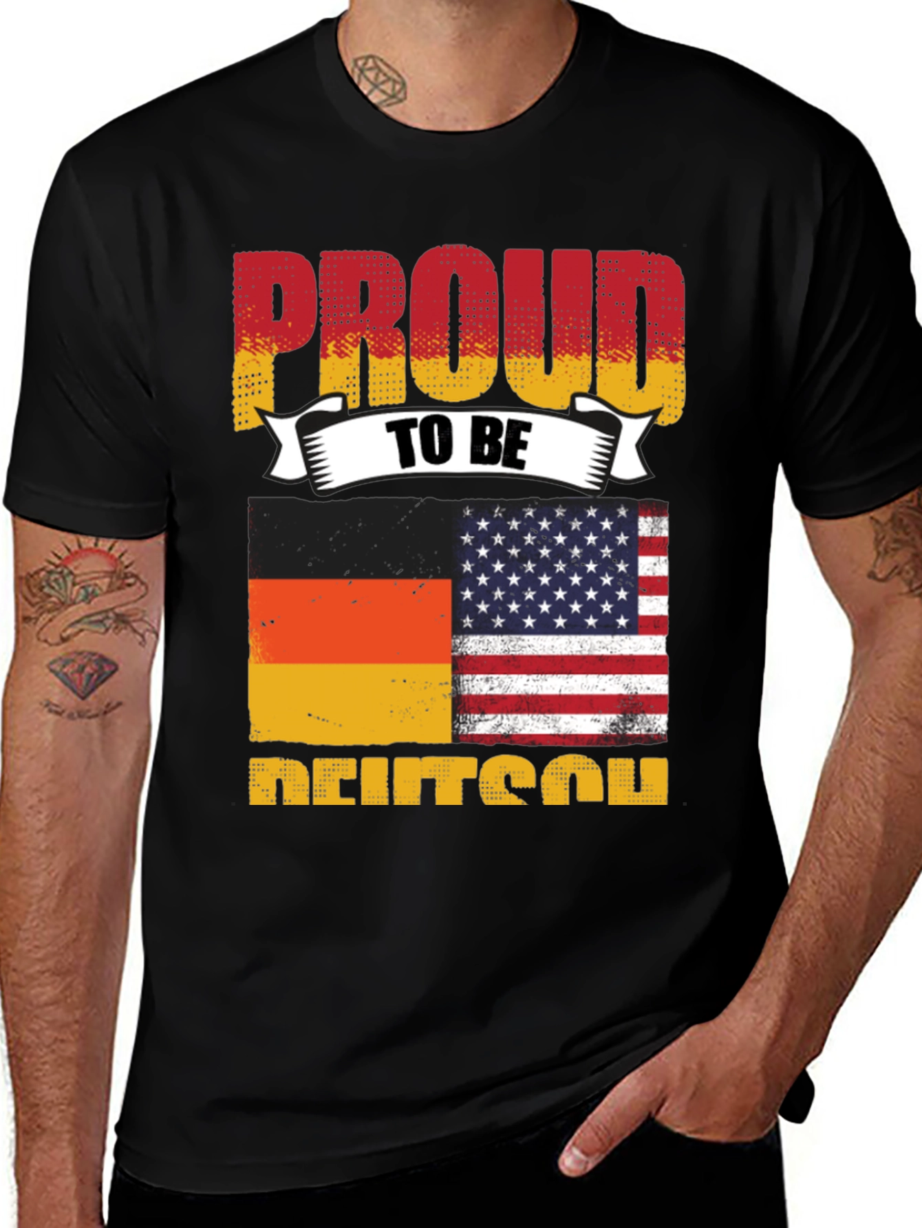 Proud German American Flag T-Shirt