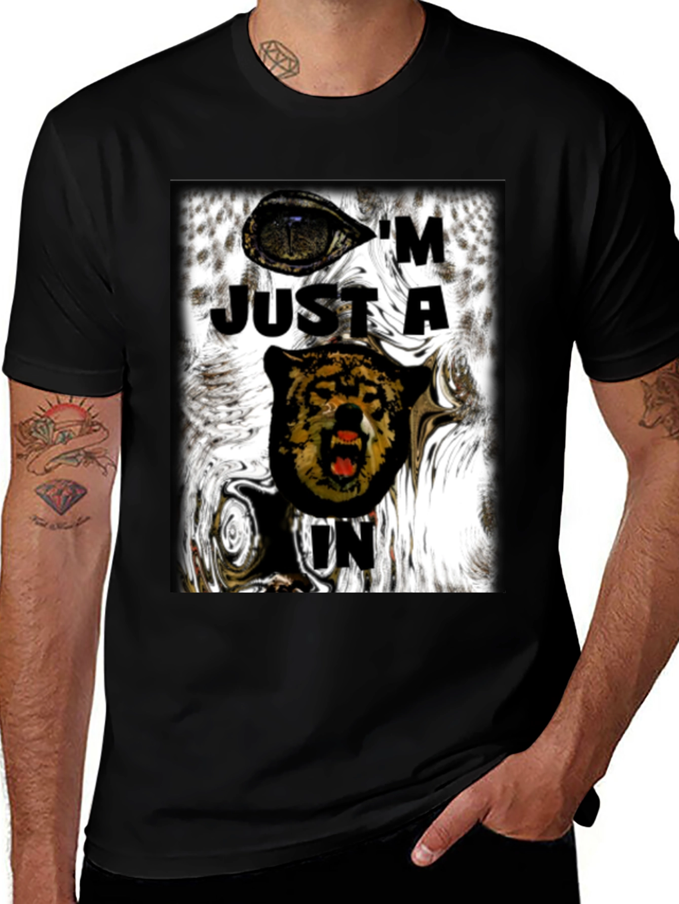 Variant 5 of Eye of the Tiger Men's Graphic Tee